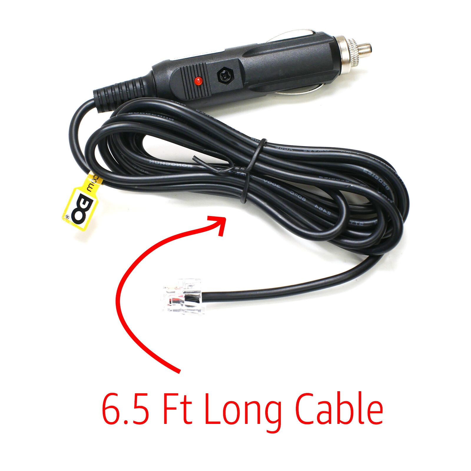 12V Car Power Cord for Uniden LRD950 LRD850 DFR6 DFR7 DFR8 DFR9 R1 R3 R7 R4 R8