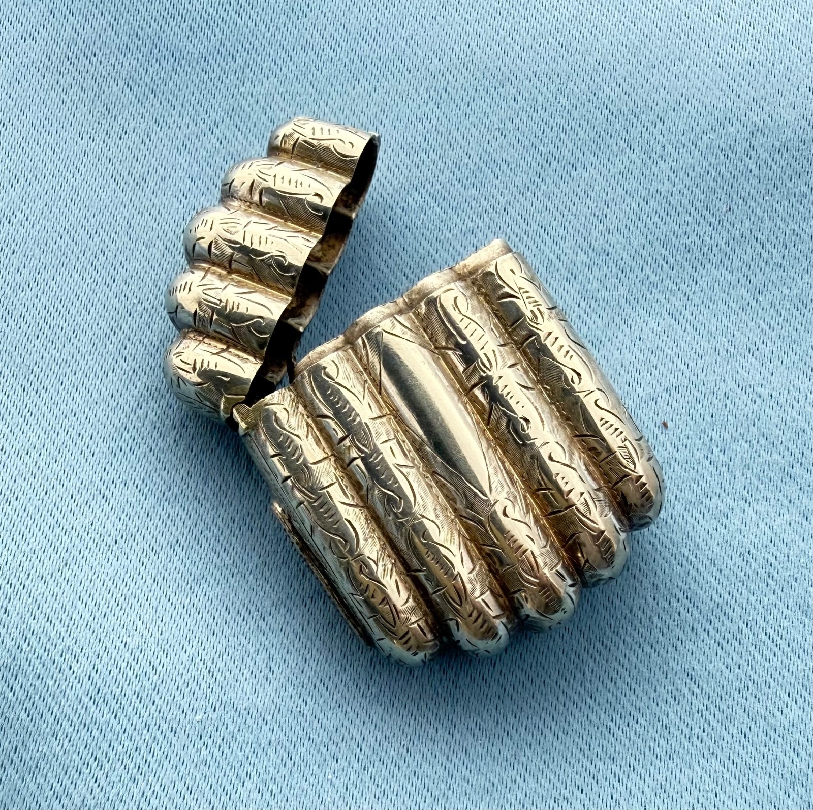 Match Safe Coin Silver Bundle of Cigars Maker ? 1 4/4 x 1 1/4 In No Mono 19.5 Gr