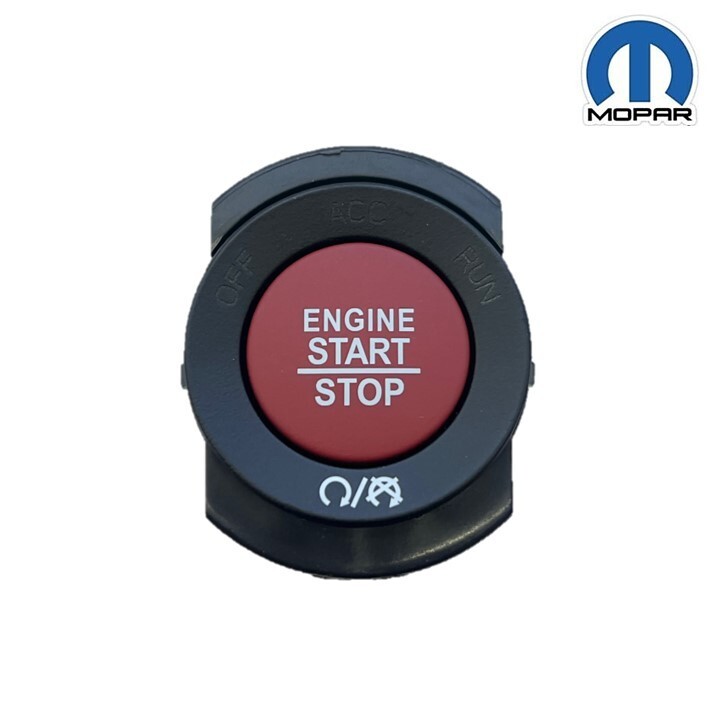 15-2023 DODGE CHALLENGER CHARGER 300 PERFORMANCE RED PUSH START BUTTON OEM MOPAR