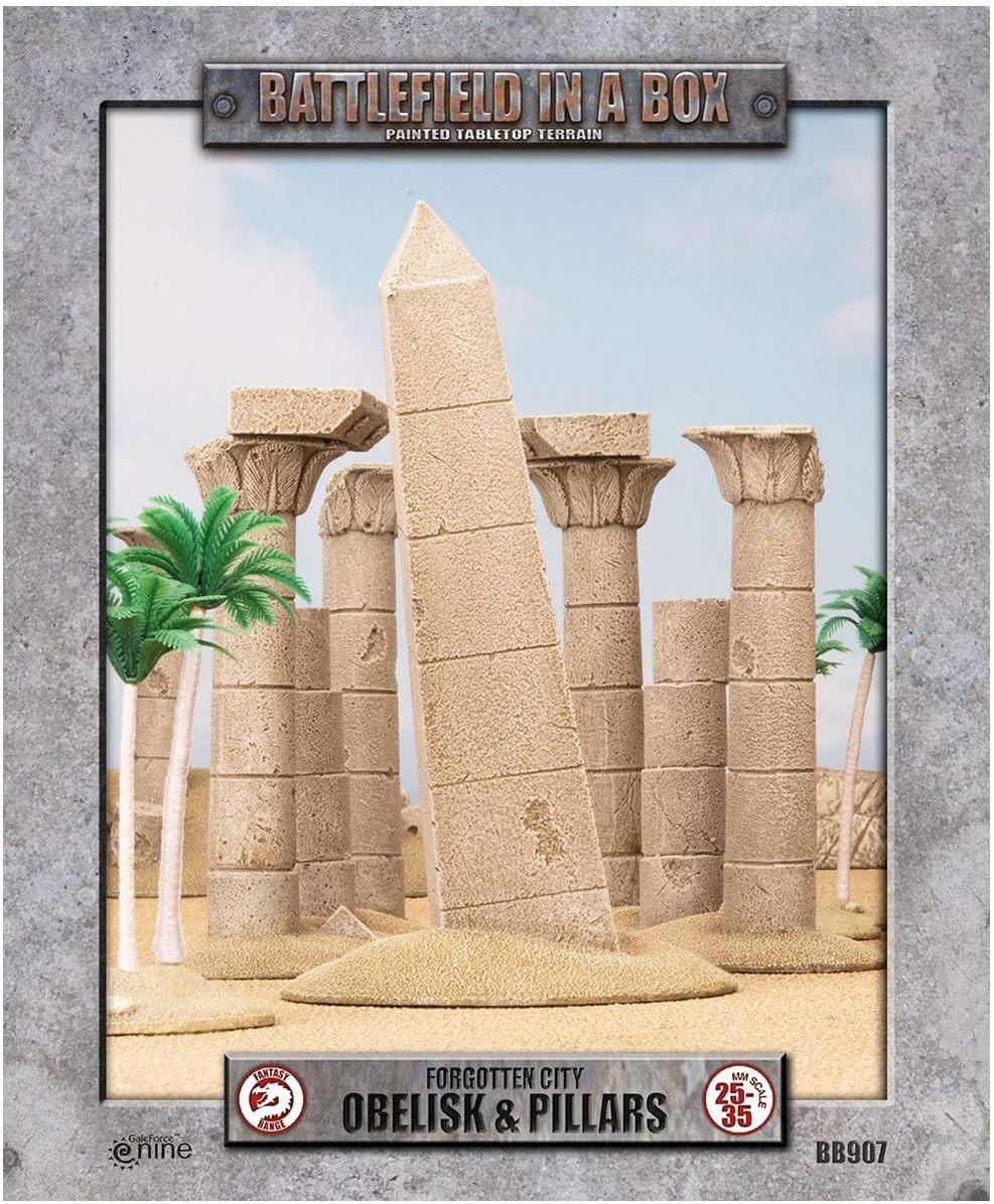 Gale Force Nine Battlefield in a Box Forgotten City Obelisk Terrain