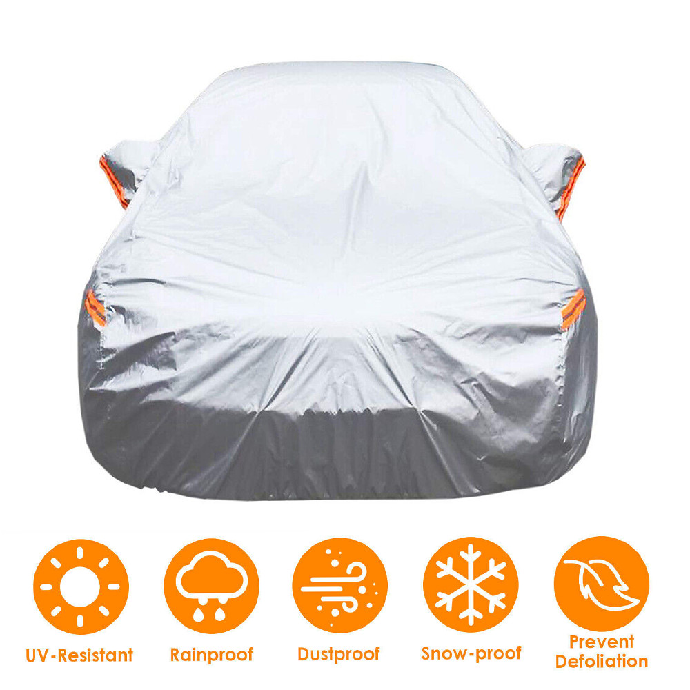 For Honda Civic Full Car Cover Outdoor Sun UV Protection Dust Rain Resistant