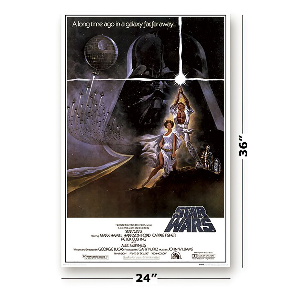 STAR WARS: EPISODE I-VI - 6 PIECE MOVIE POSTER SET (REGULARS 1) (24 X 36" EACH)