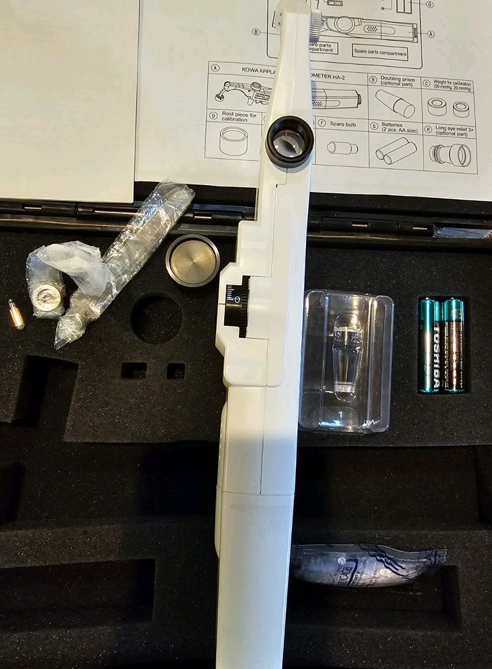 KOWA Applanation Tonometer HA-2 with Case