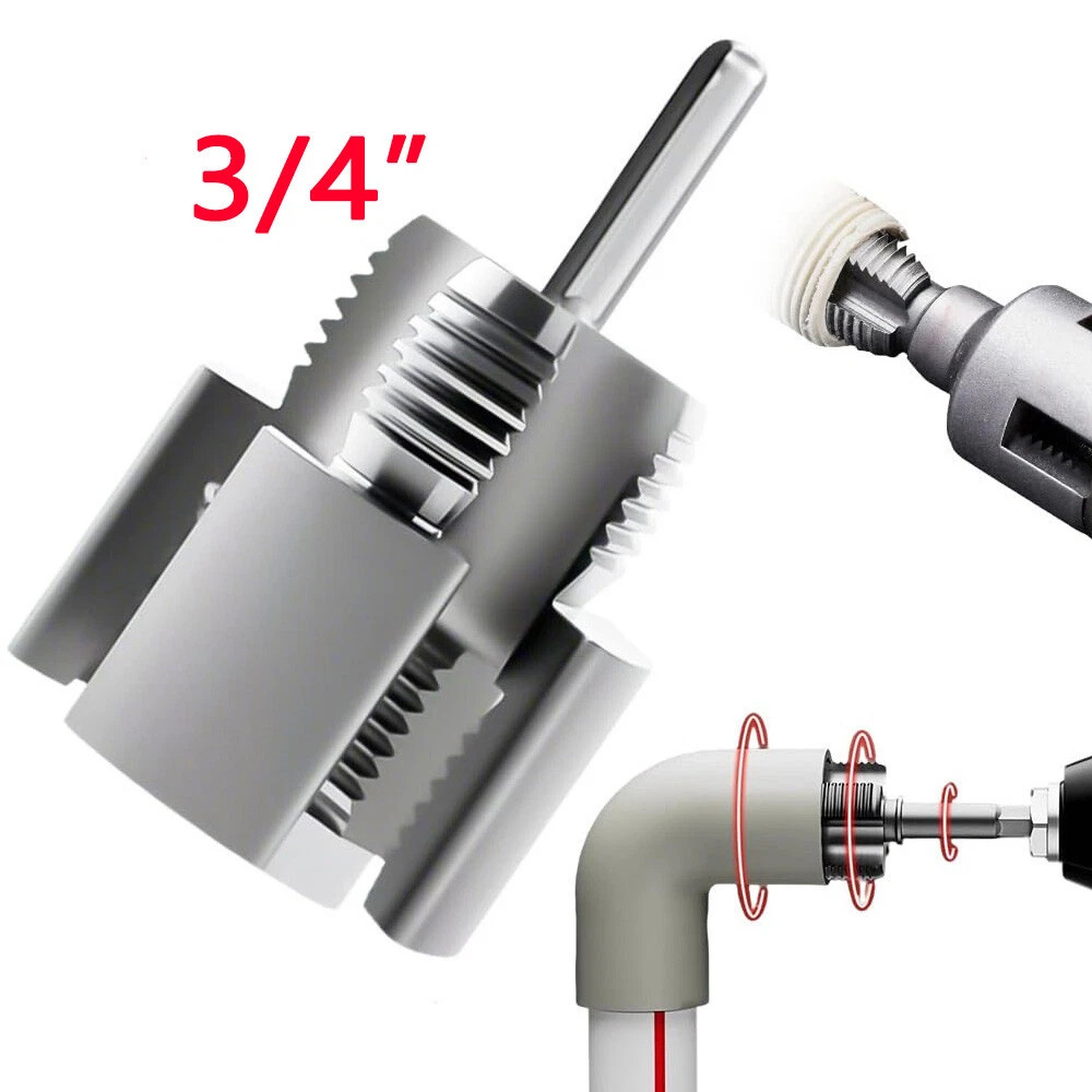 Integrated Internal & External Pipe Threading-Tool PVC Pipe Threader Kit