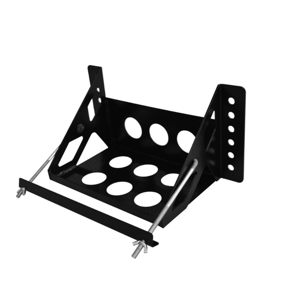 Universal Bolt on Battery Mounting Box Tray Fit 14.4" Overall Hold Down