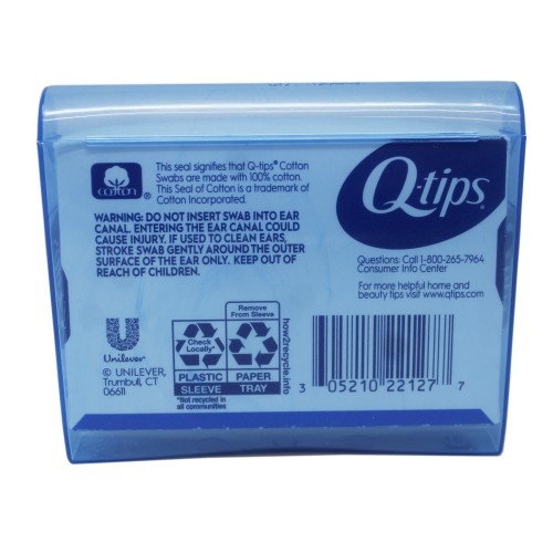6 Pack Q Tips Cotton Swabs Travel Size Purse Pack 30 Swabs Each