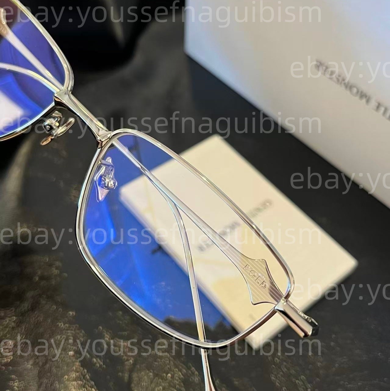 2025 GentleMonster Sunglasses BOLD - Saga 02 Silver Frame Clear Lenses