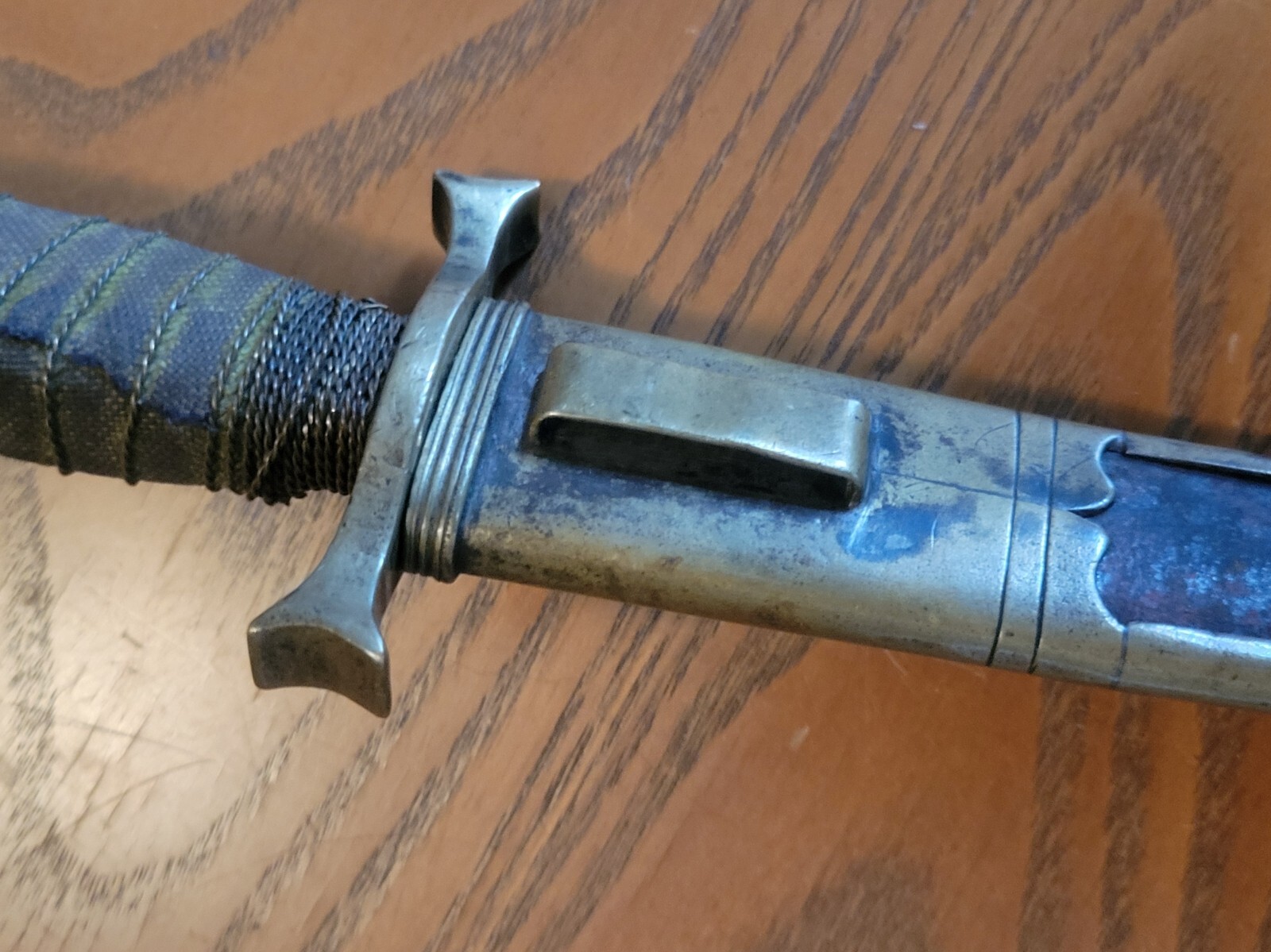 Civil War Officer's Dagger with Sheath Used Free Shipping