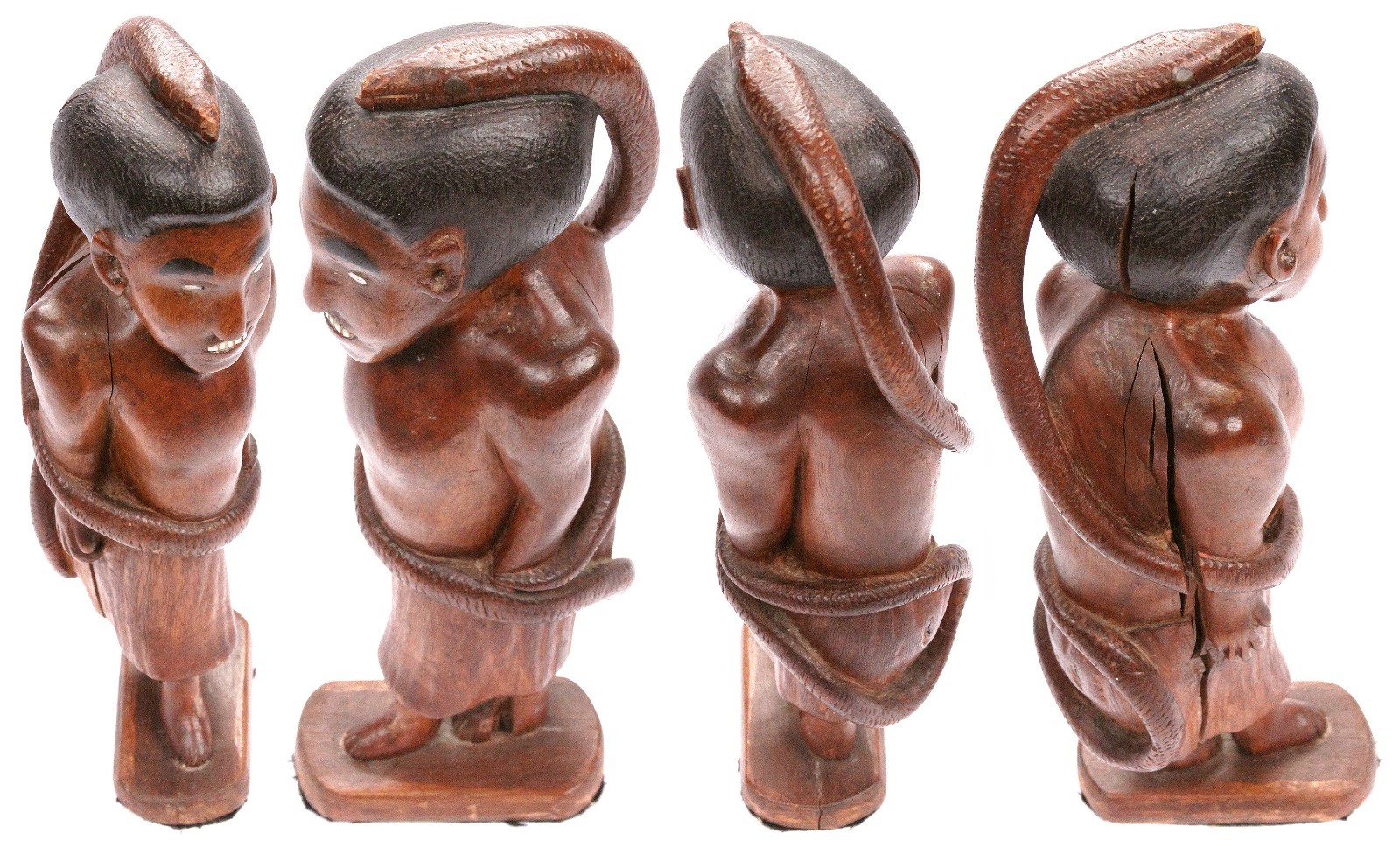 Vintage Melanesian Micronesian Carved Wooden Figure Pacific Island Polynesian