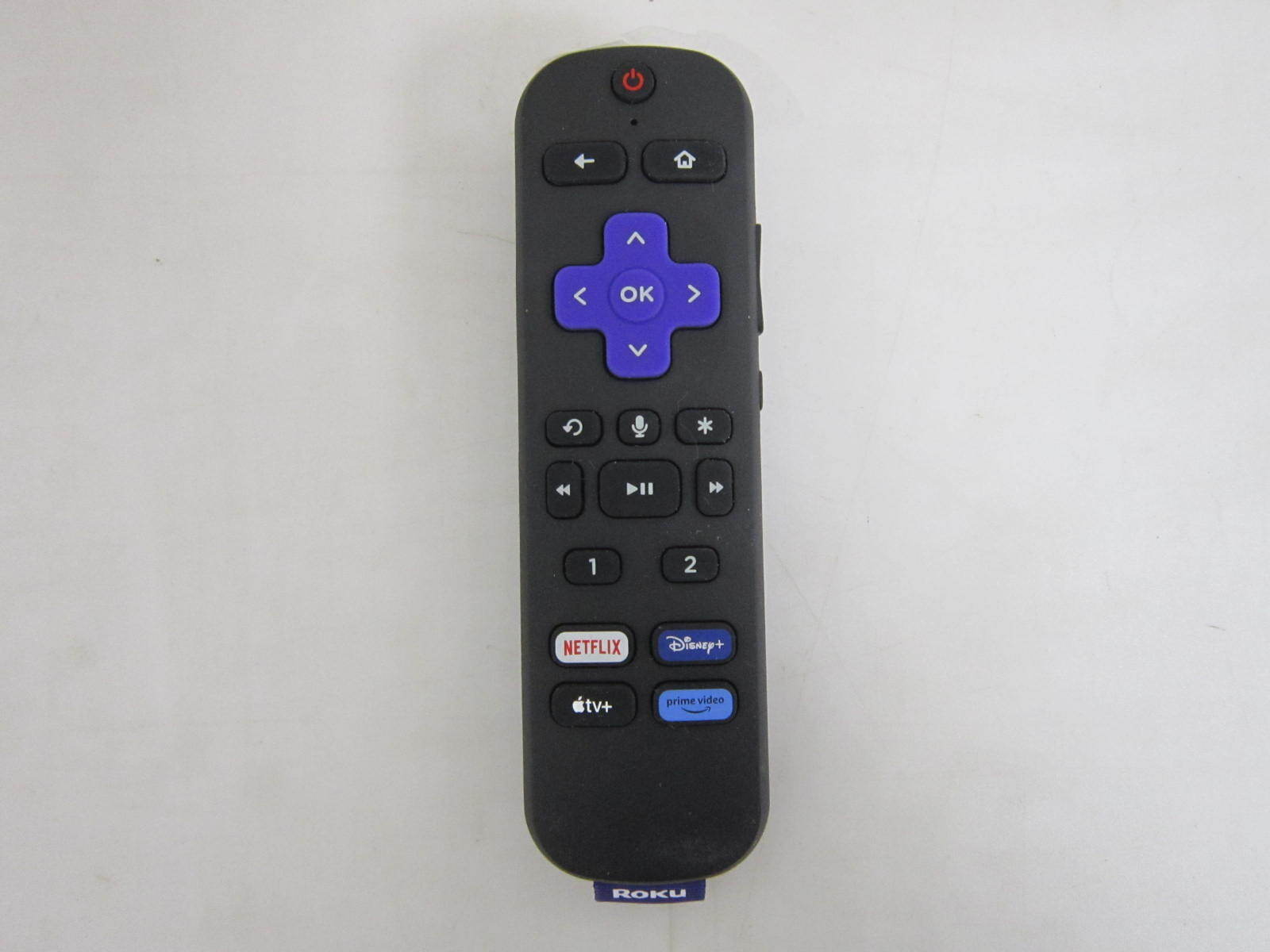 ROKU Brand TV Voice Remote W/ Headphone Jack Remote 3026000134 (RC-EL3) - USED