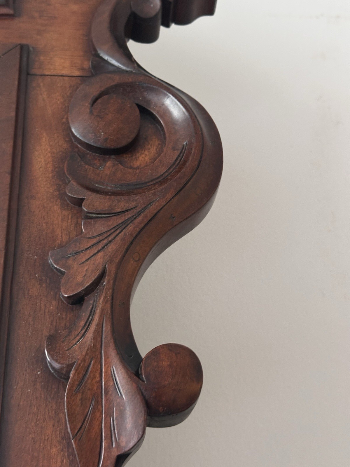 Victorian Drop Well Dresser with Jenny Lind Design and Mirror Circa 1900