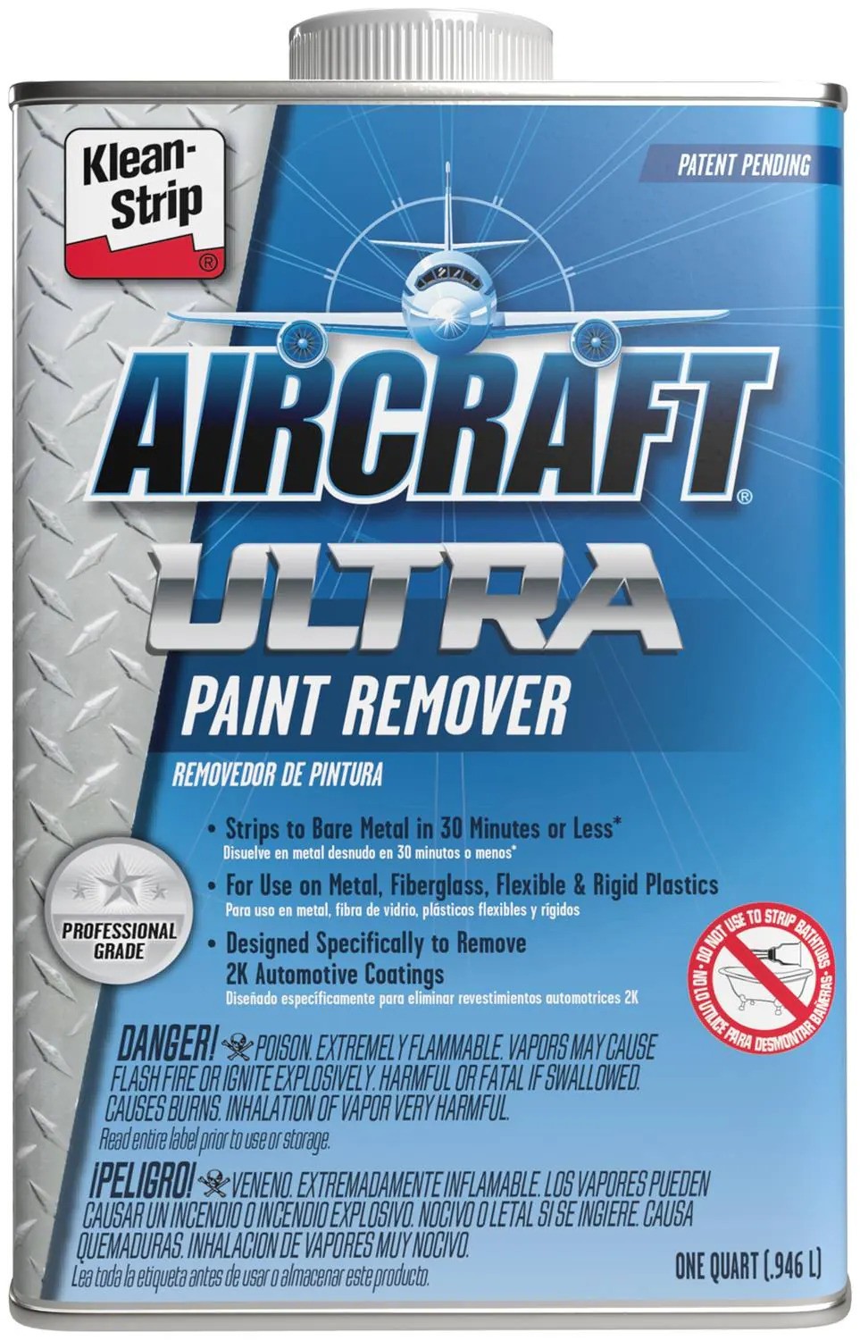 New Aircraft Ultra Paint Remover- Quart, Free shipping