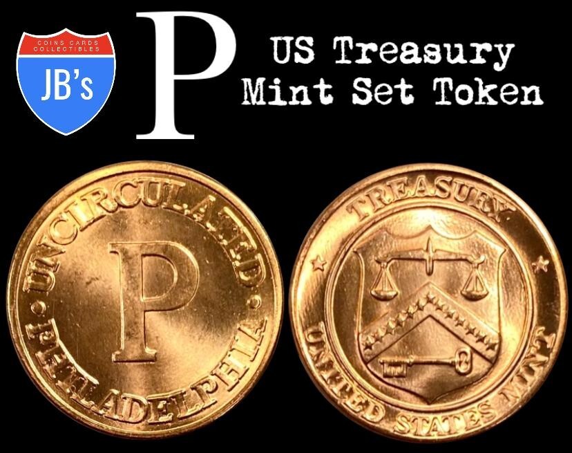 (2) Coin Set P & D US Mint Treasury Coins Tokens UNCIRCULATED *JB's Coins*