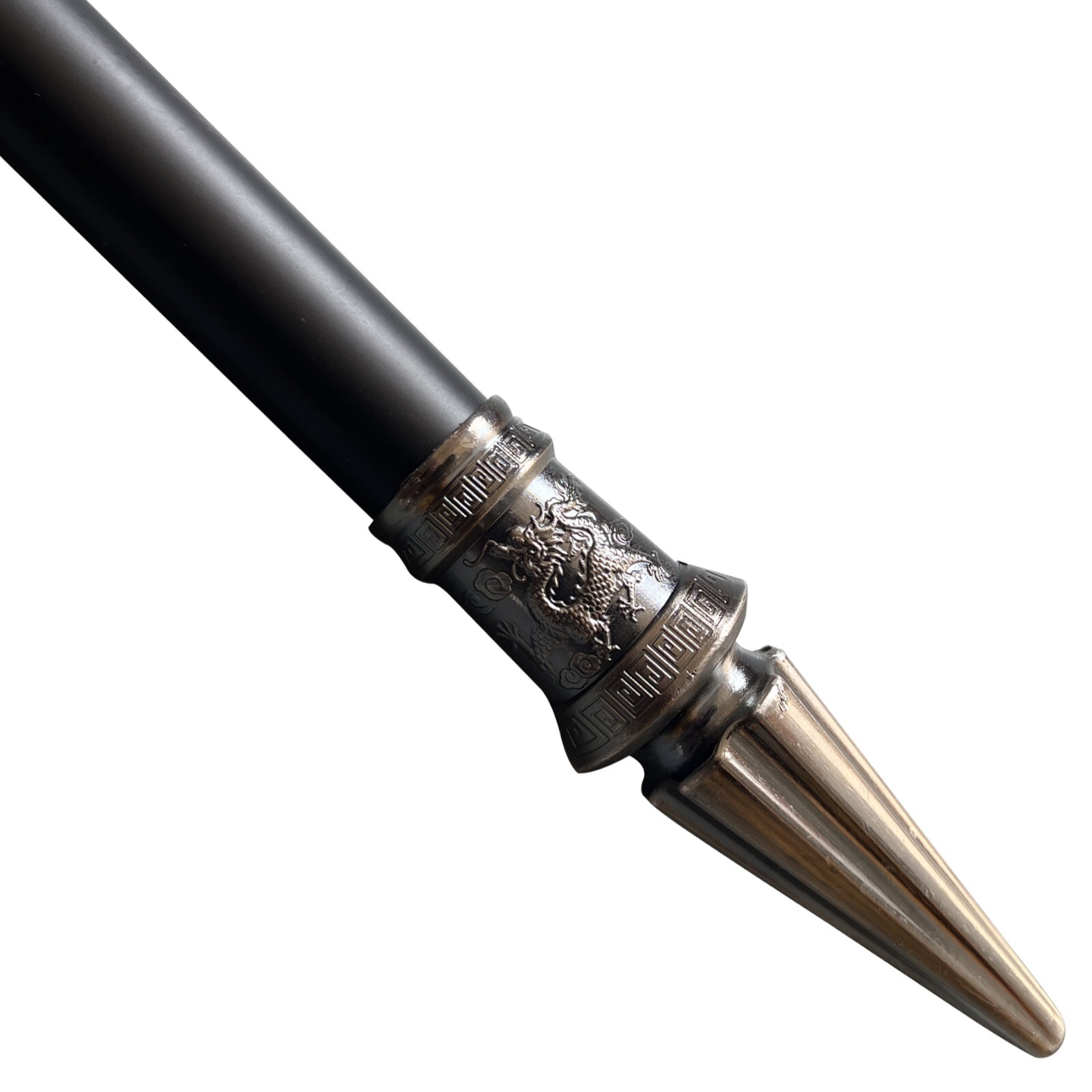 The metal spear comes from ancient China. The day the picture Halberd double