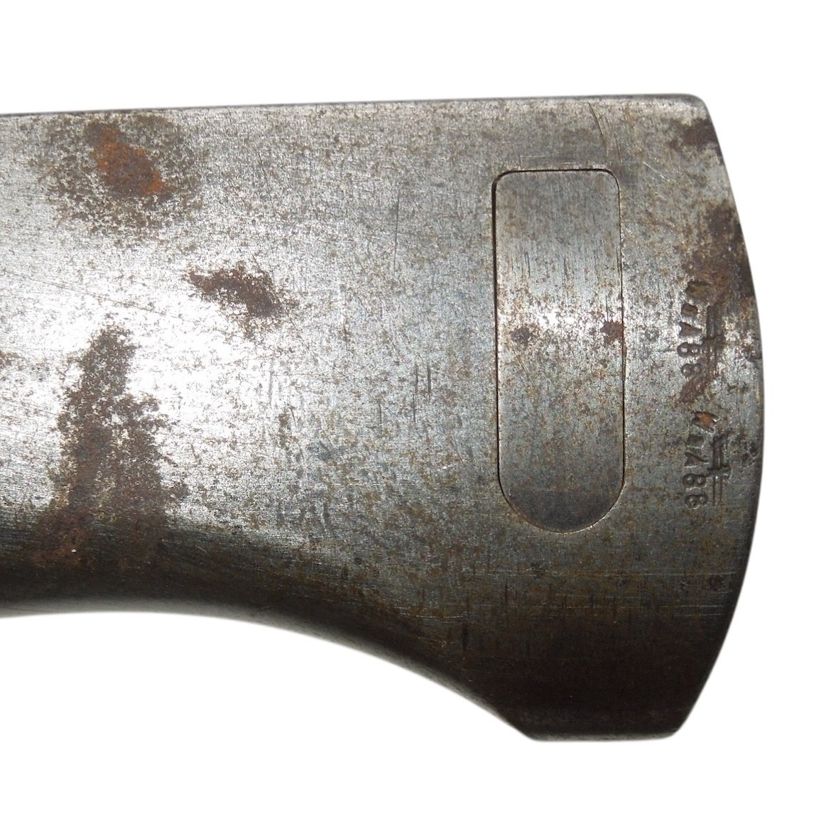 Original WWII German Army Non Matching Numbers Bayonet Scabbard Frog 41 FNJ