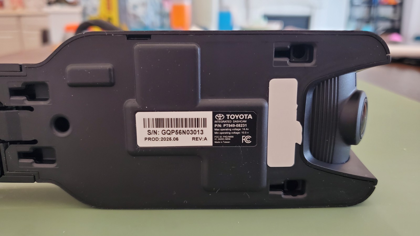 Genuine Toyota OEM Integrated Dashcam PT949-08231 (from 2025 Sienna)