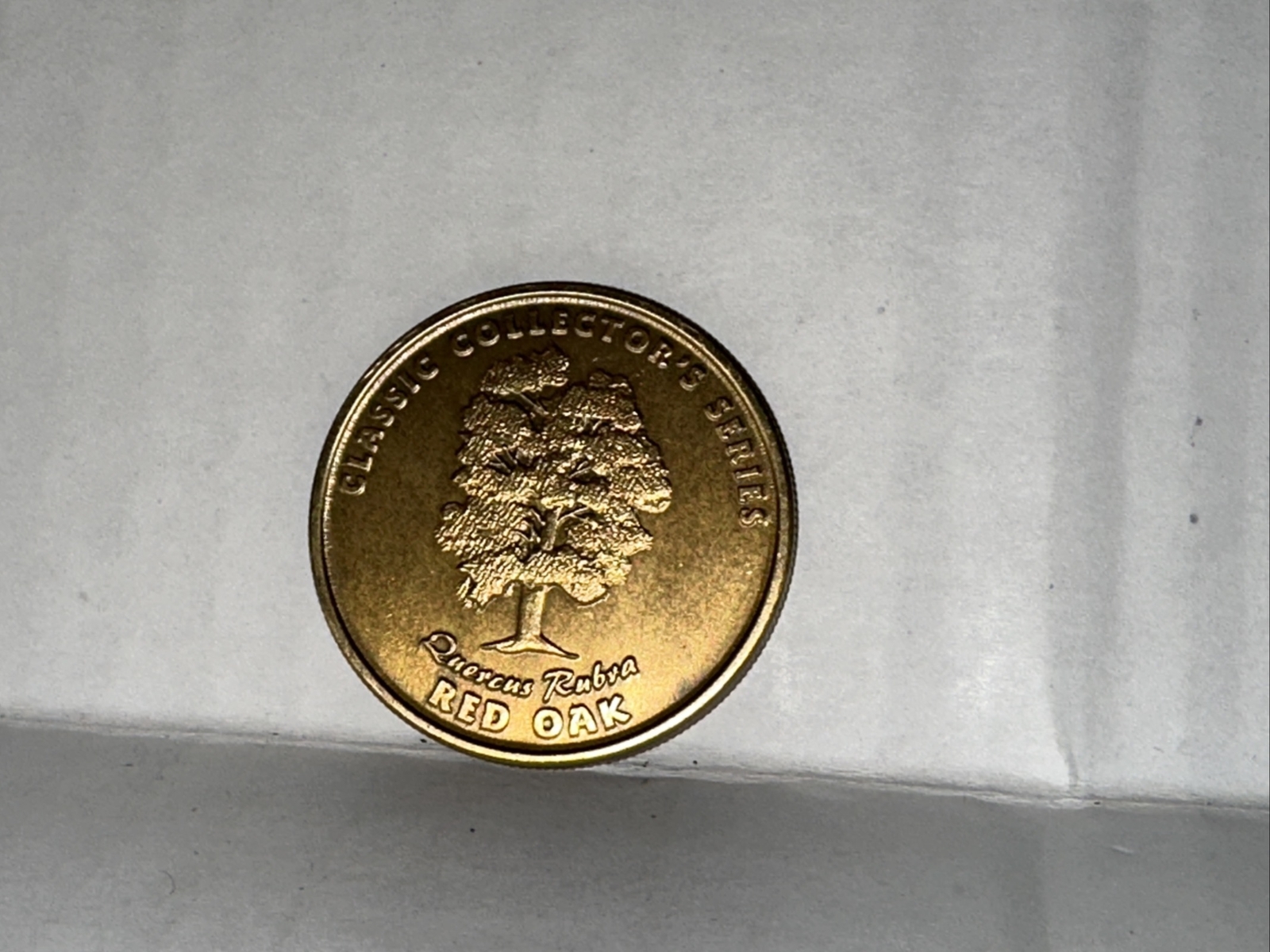 Quercus Rubra Red Oak Classic Collector's Series Woodworker's Journal Medallion