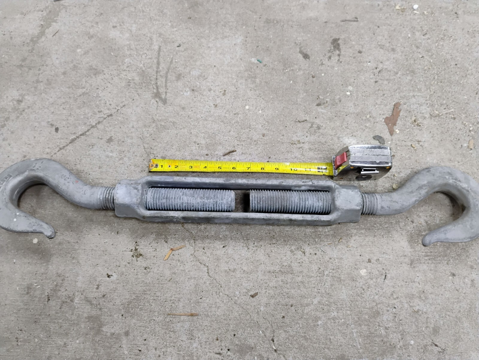 Crosby Turnbuckle 1 1/2 Hook To Hook Galvanized