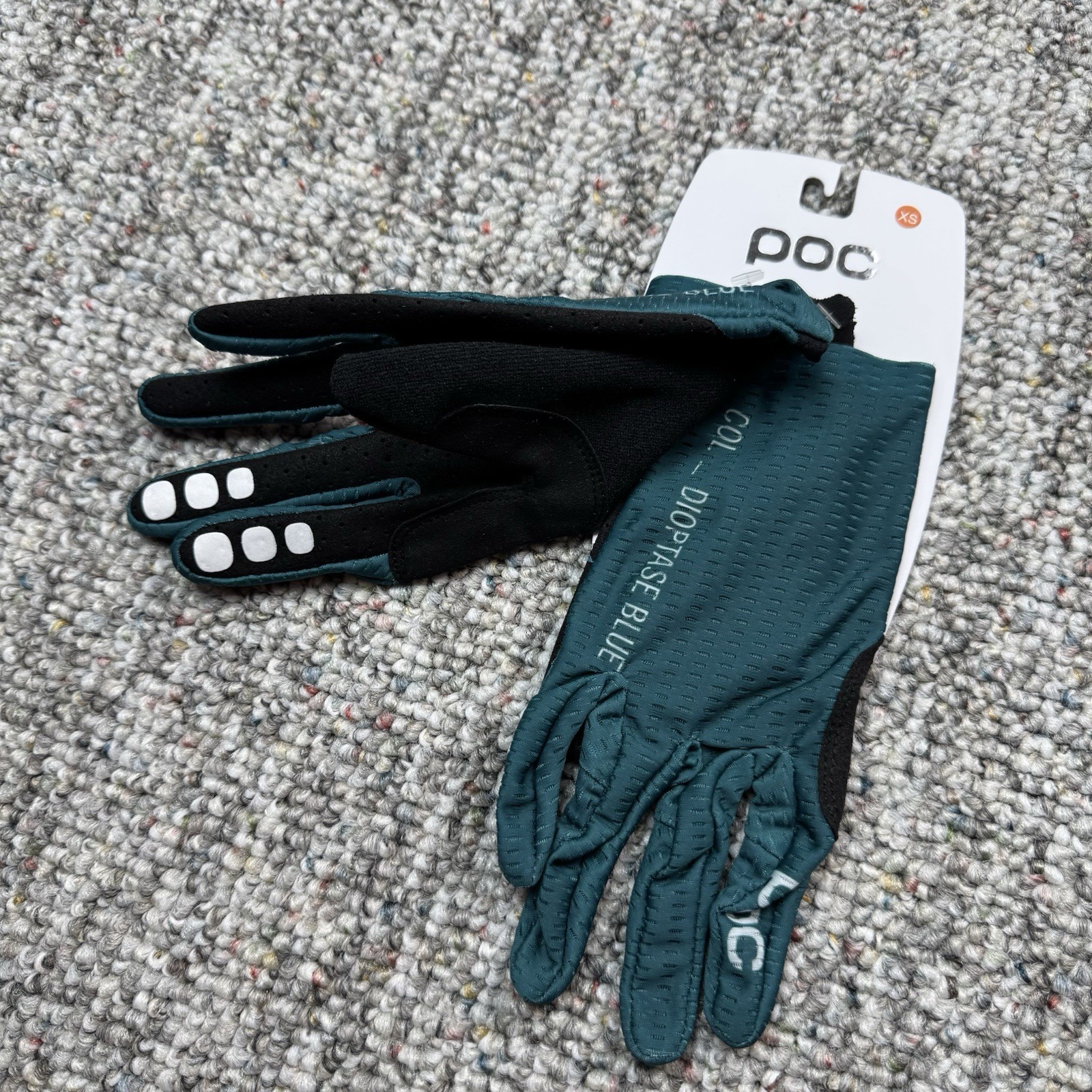 Poc Agile Savant MTB Glove XSmall Dioptase Blue Mountain Biking