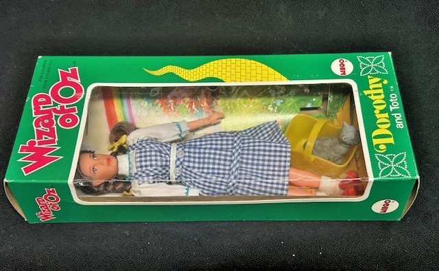 Vintage MEGO FIGURES 1974 WIZARD OF OZ Lot of (6) ORIGINAL BOXES UNUSED DOLLS