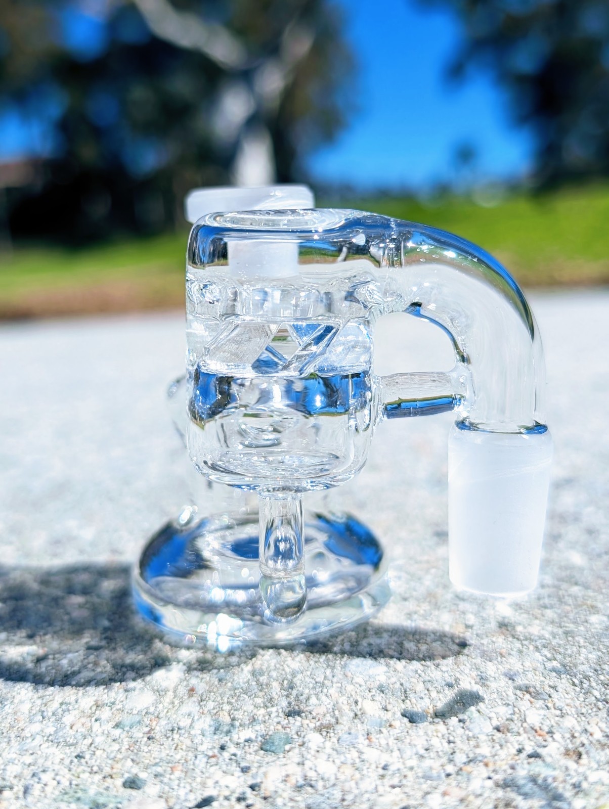 Turbine Perc 14mm 90° Premium Dry Ash Catcher Tobacco Water Pipe Bong Bubbler
