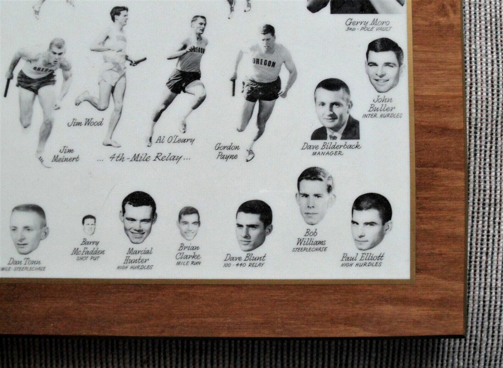 orig. 1965 NCAA Track and Field Champions Oregon Ducks *PHOTO-PLAQUE* 22 Photos