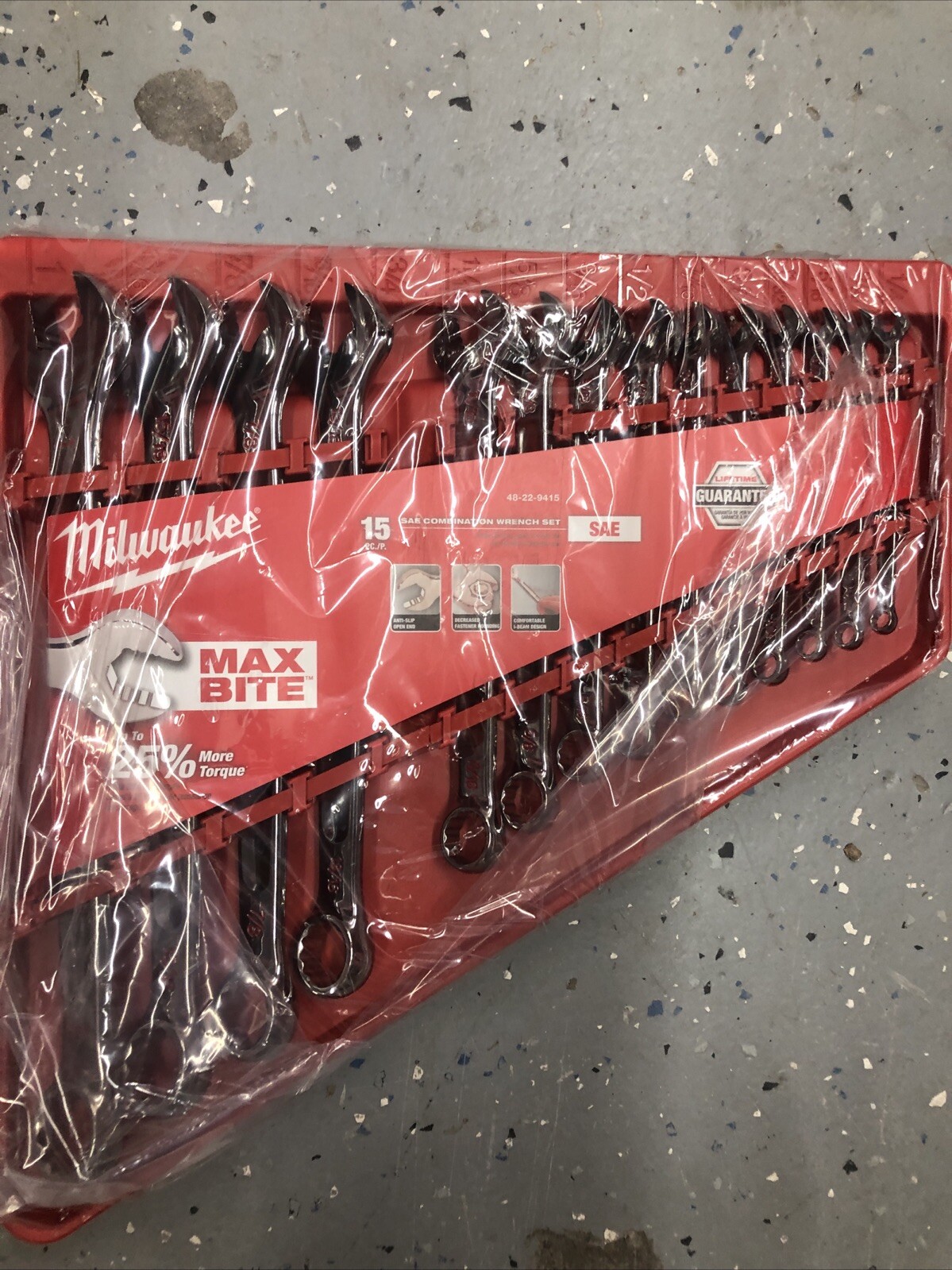 Milwaukee 48-22-9415 Combination Wrench - Silver