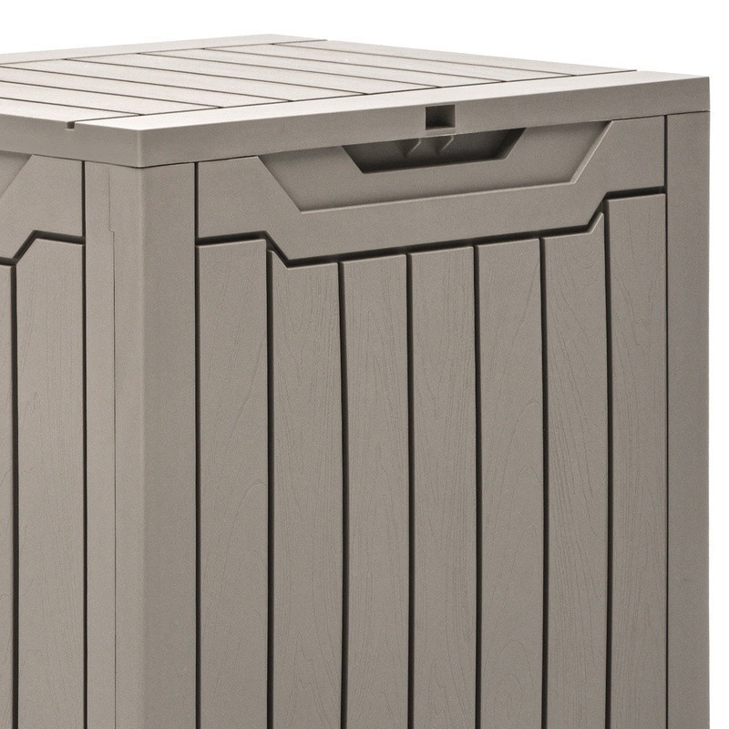 Waterproof Resin Outdoor Storage Box Lockable Easy Assembly Organizer Deck Box