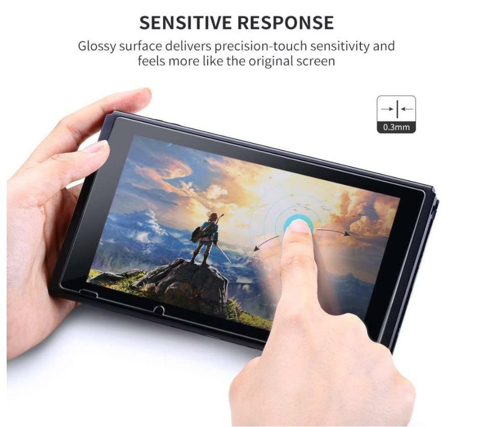 For Nintendo Switch Premium Tempered Ultra Clear HD Glass Screen Protector