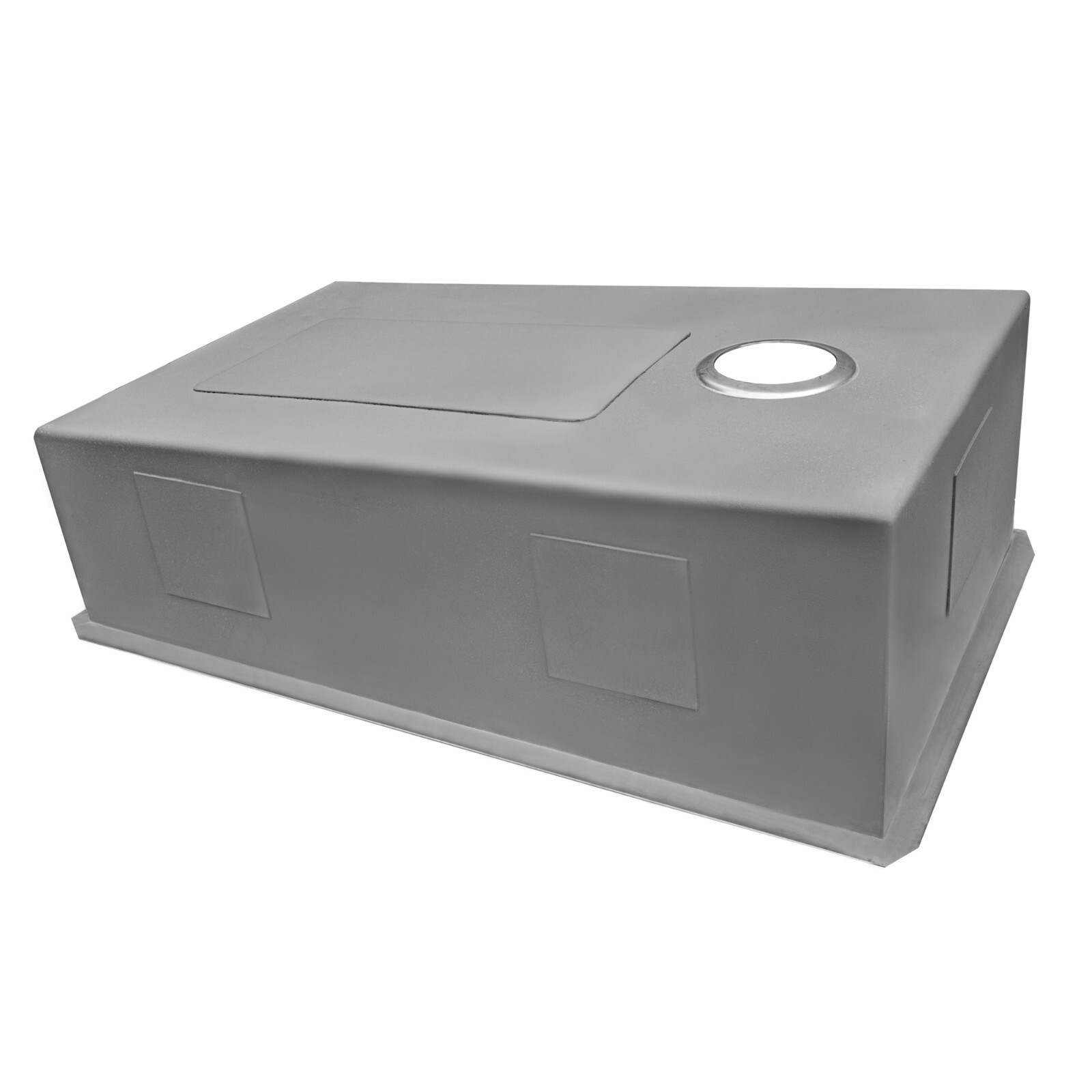 Ruvati 32-inch Slope Bottom Offset Drain Reversible 16Gauge Kitchen Sink-RVH7490