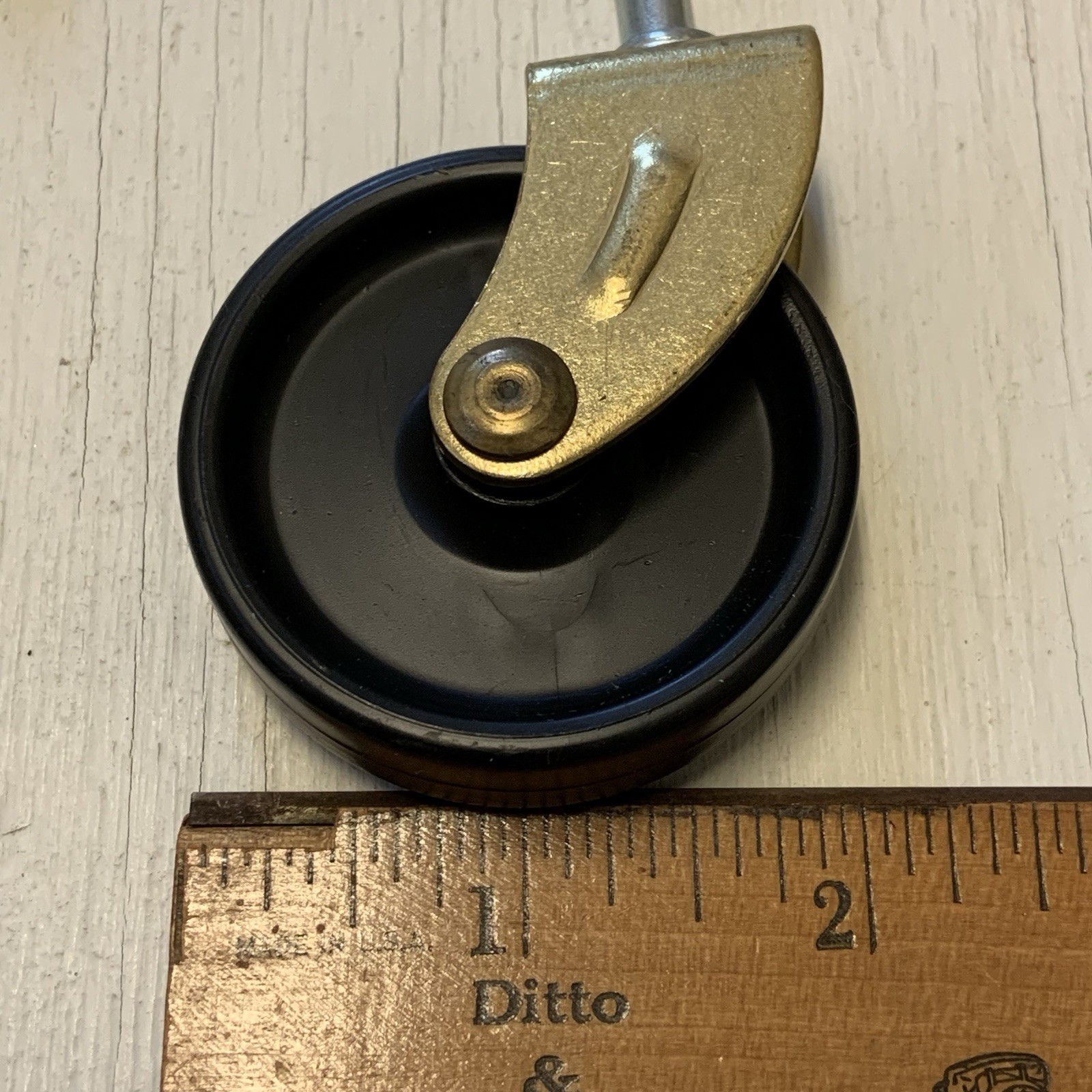 Set Of 4 Tea Cart Caster Wheels With 4 Sockets 2” Diameter Wheels By 7/16” Wide