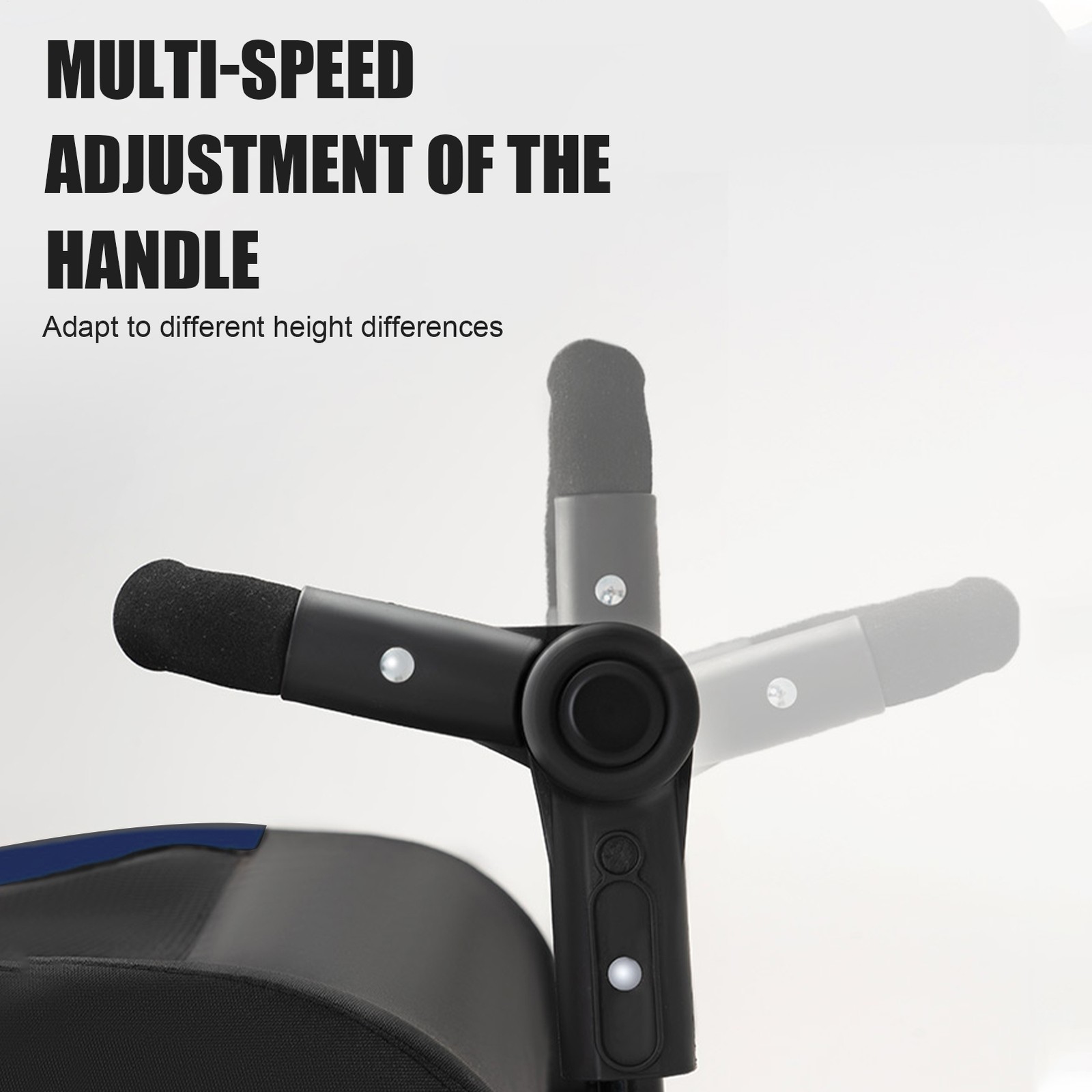 Extra Large Pet Stroller for Medium & Large Dogs - Foldable Design Up to 88 lbs