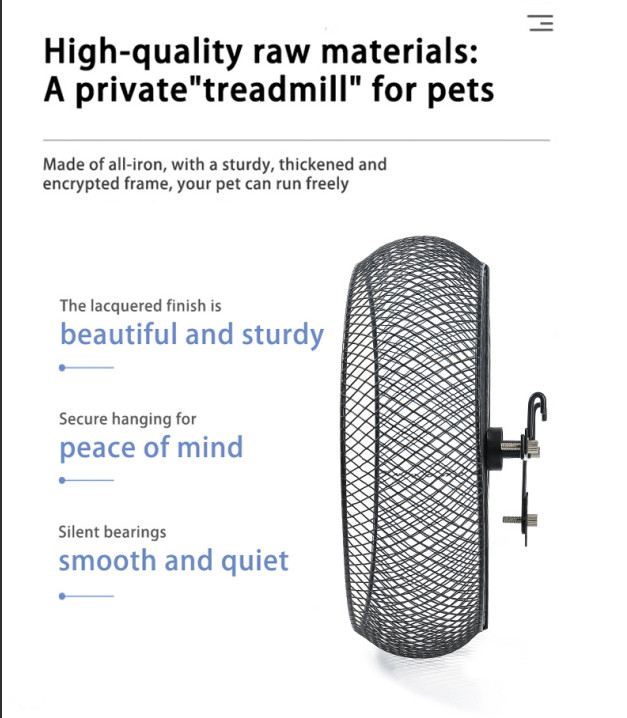 Nobelza Free Pet Running Wheel (Metal)