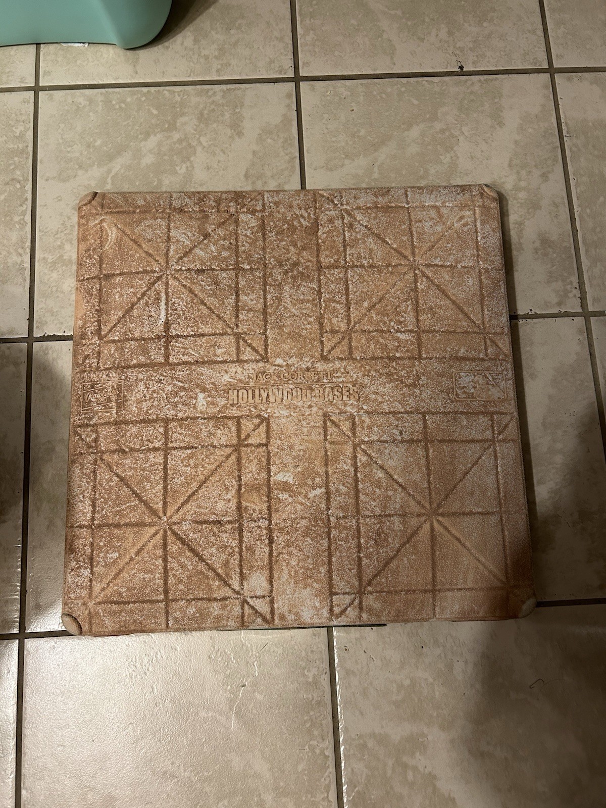 Boston Red Sox Cleveland Guardians Mlb Game Use Base  April 2023 Coa Rare