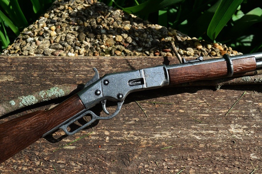 MINIATURE Winchester M1866 Lever-Action Carbine Rifle - 1866 - Denix Replica
