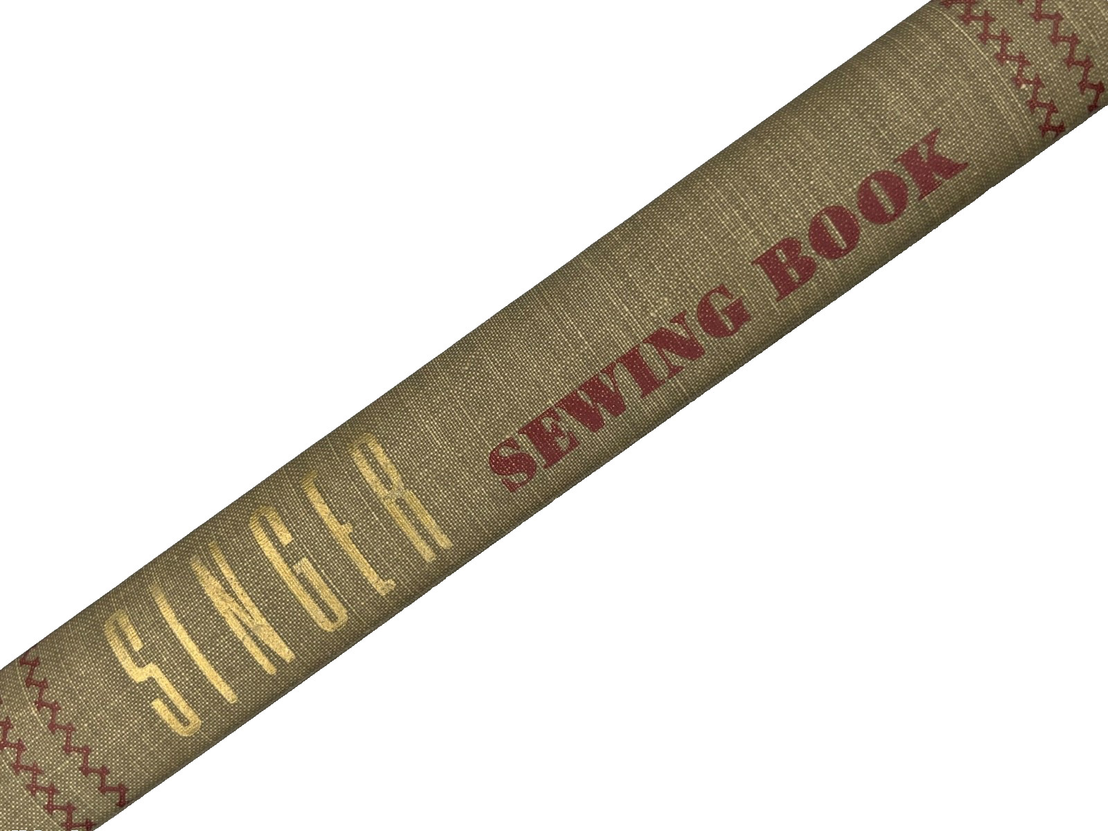 Vintage 1950 SINGER SEWING BOOK Illustrated Home Techniques By Mary Picken HC