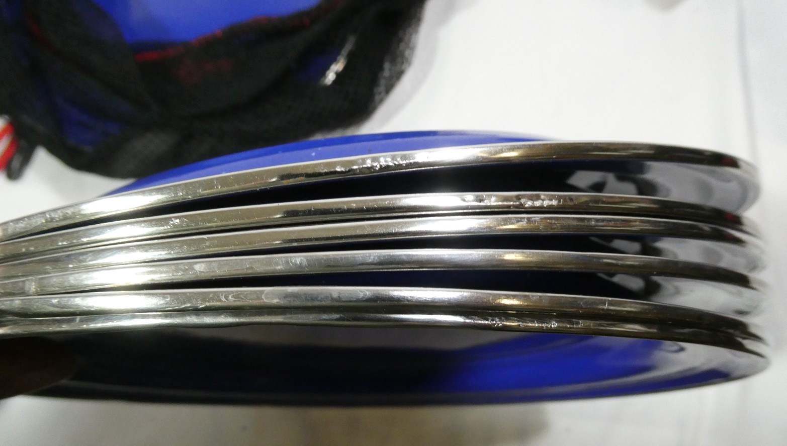 24 pc Marlboro Miles MESS KIT Plates Bowls Cups MORNING SKY Enamel BLUE SPECKLED