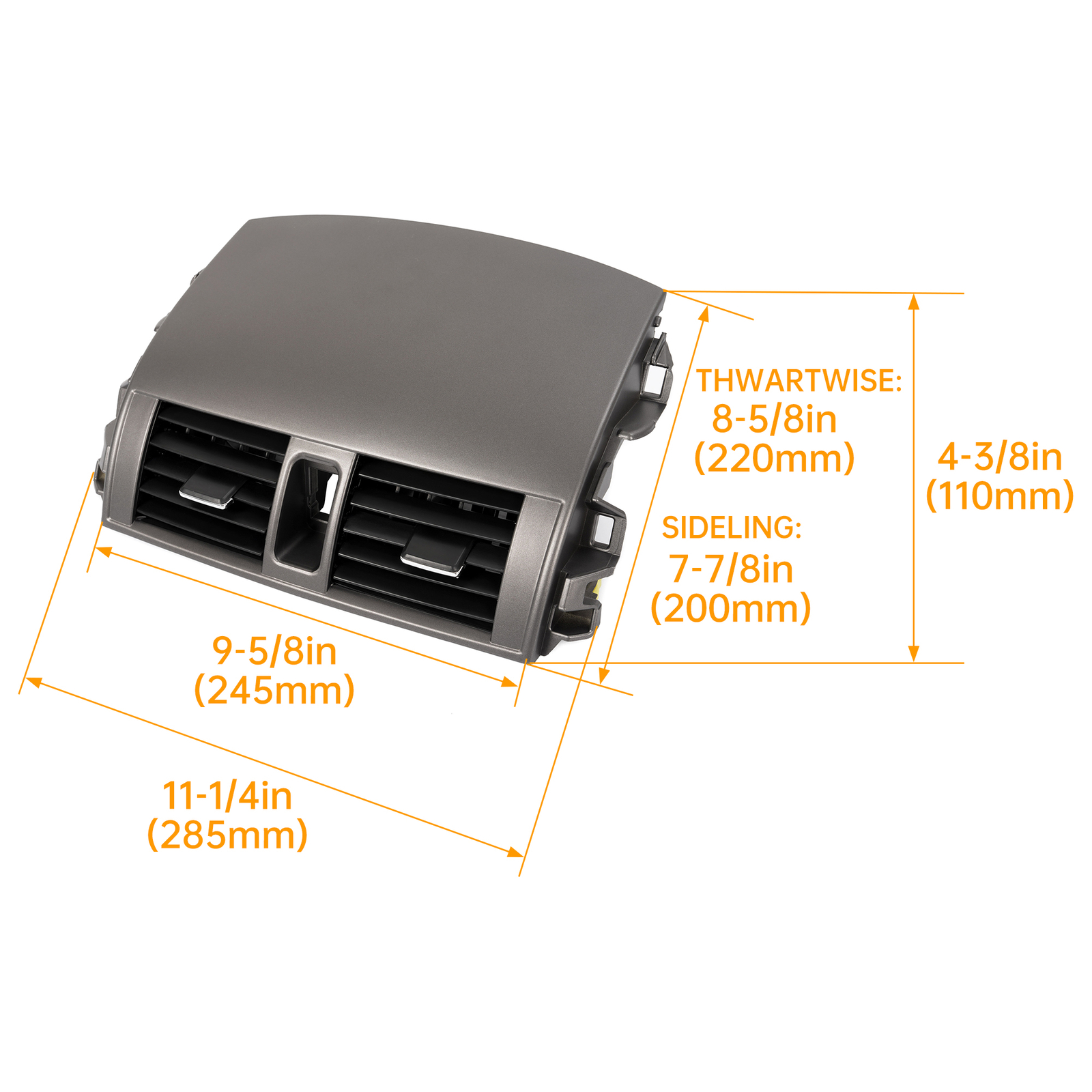 Center Dash Board A/C Outlet Air Vent Panel For Toyota Corolla 08-13 #5567002160