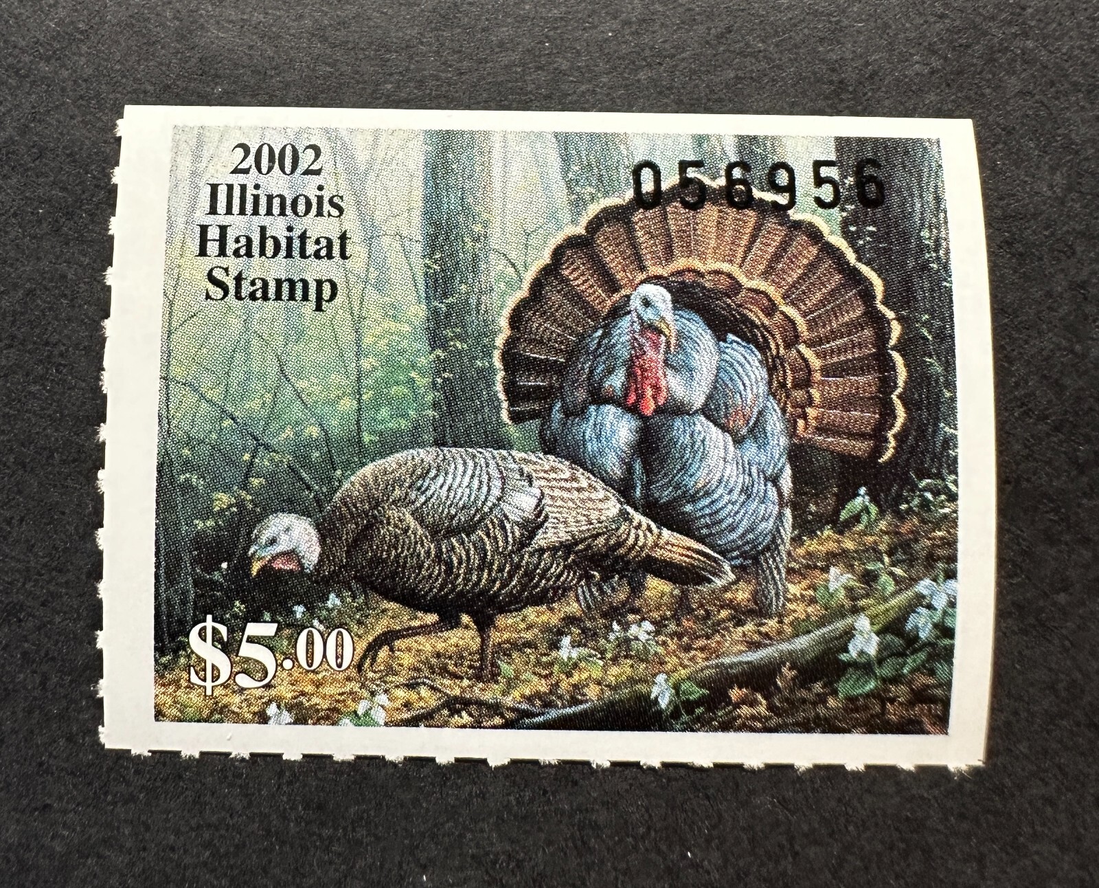 WTDstamps - 2002 ILLINOIS - Lot4 - Habitat Stamp - MNH
