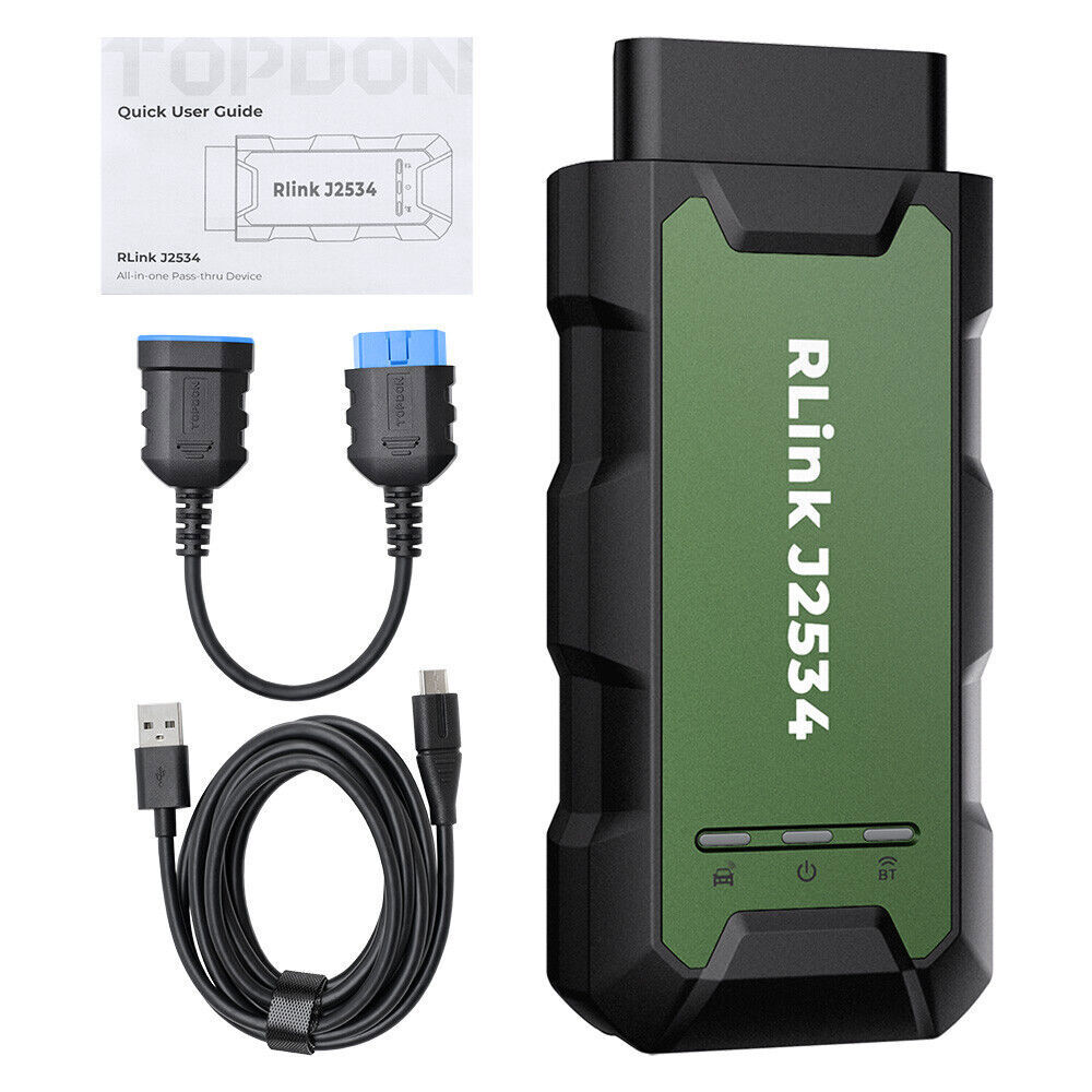 TOPDON RLink J2534 Pass-Thru Programmer OEM Reprogramming and Diagnostics Tool