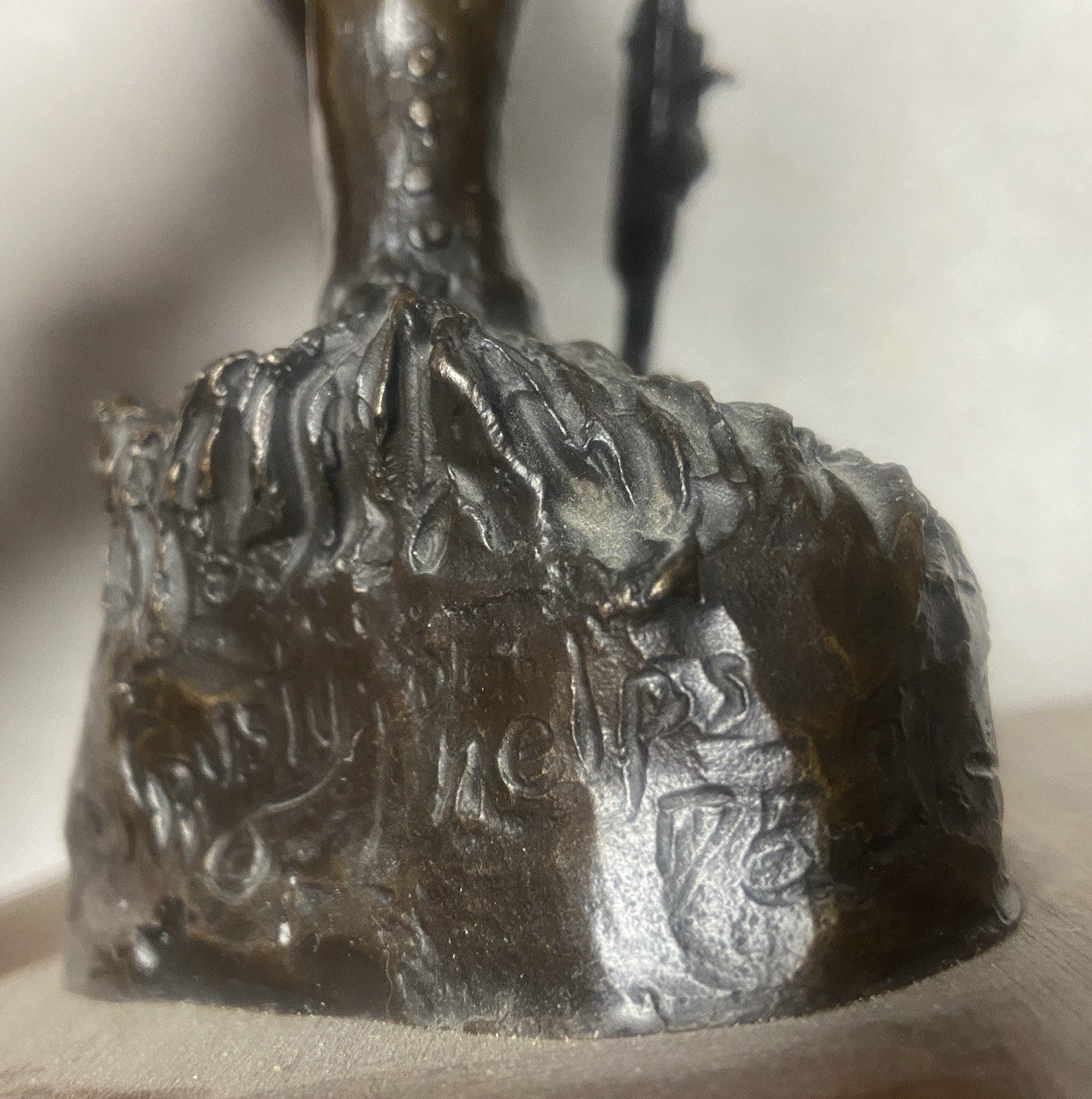 Bronze Minute man Statue Rusty Phelps Signed 21/61