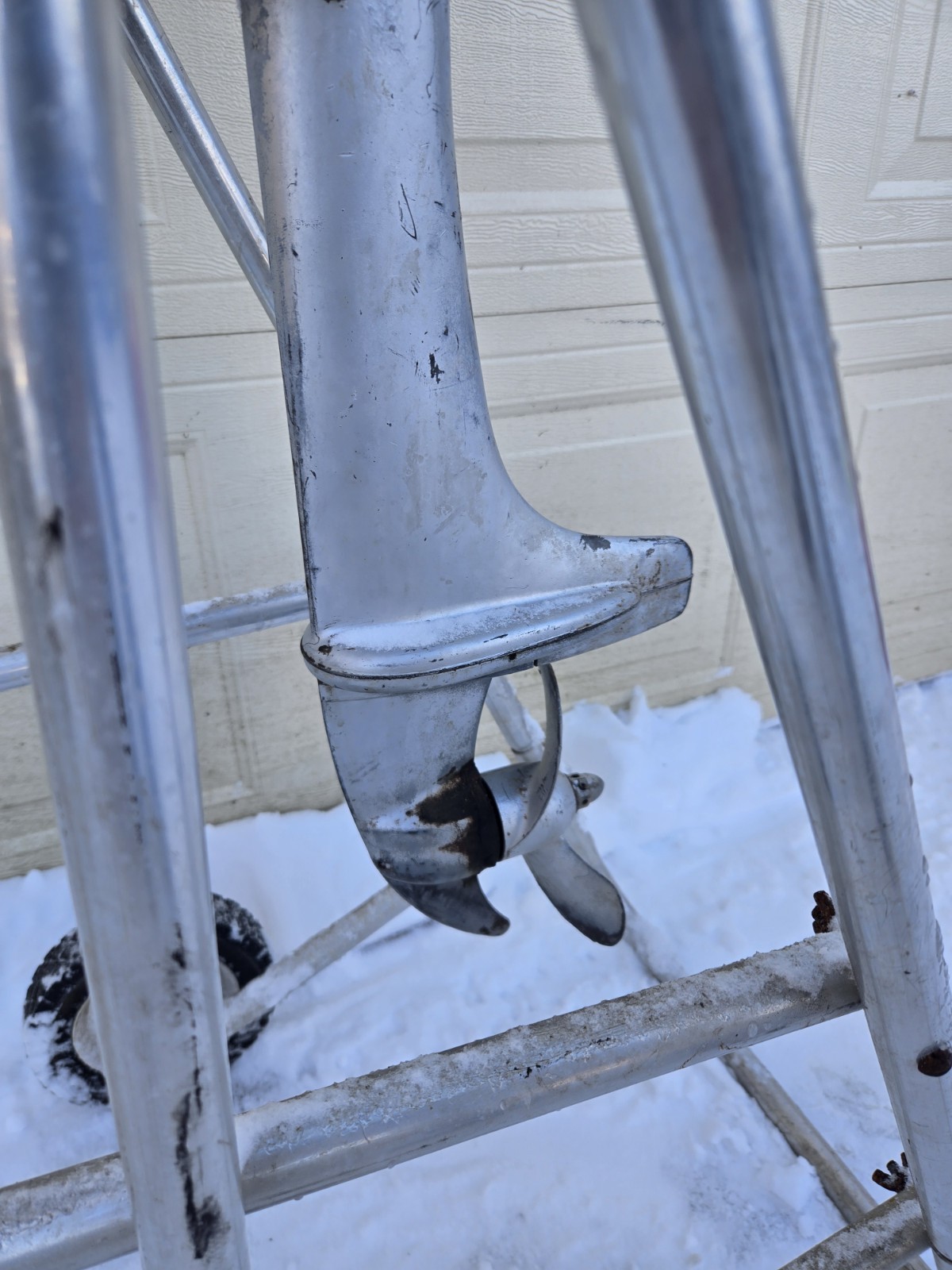 Antique 1941 Evinrude 4371 Sportwin 3.3hp Outboard Boat Motor Turns Over & Spark