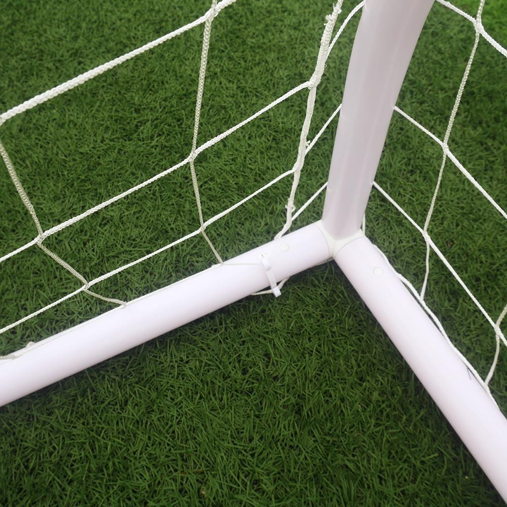 Portable Soccer Goal Net PVC Frame Backyard Football Training Set 8x5 FT