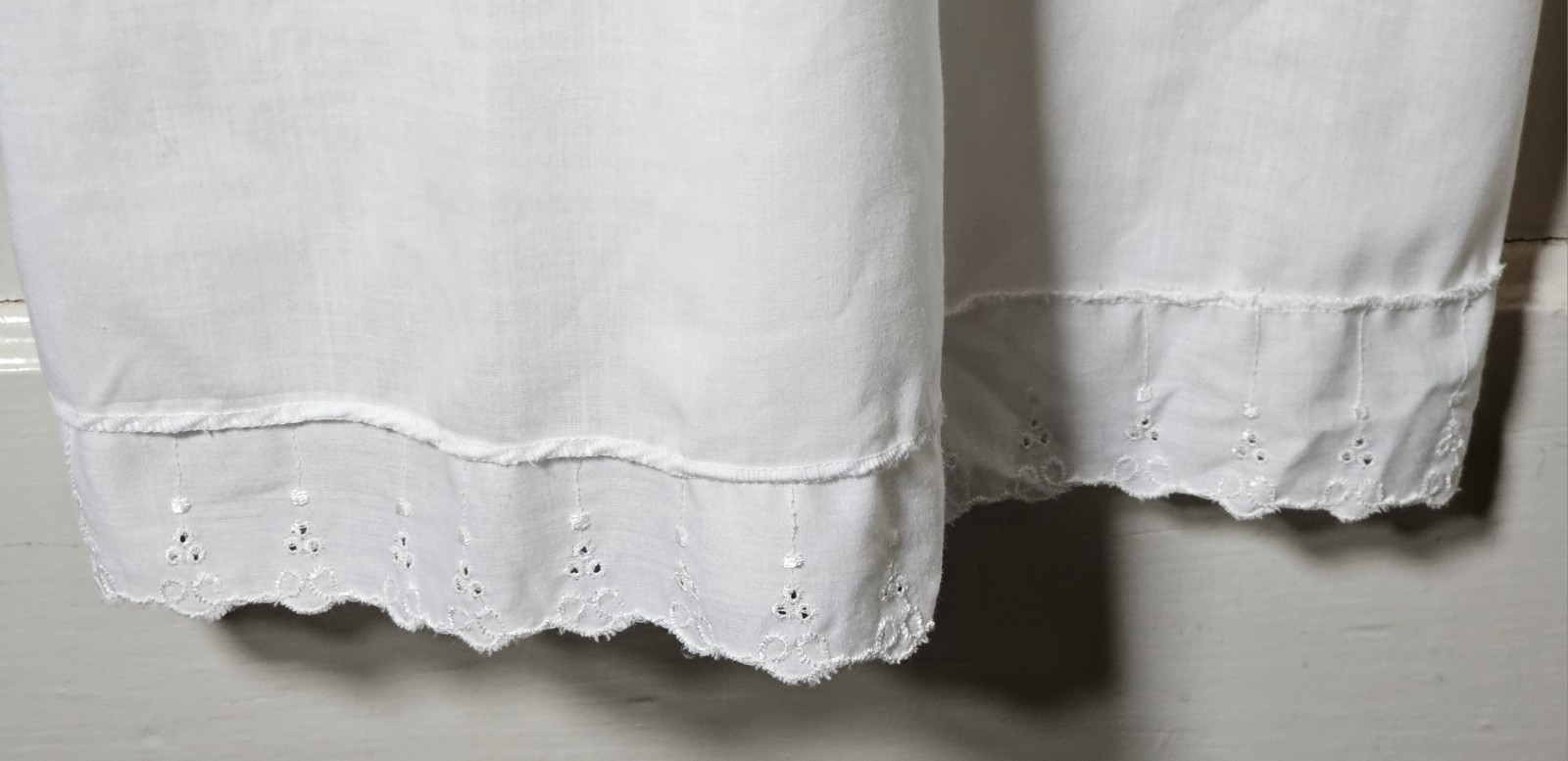 Slip Dress Eyelets Embroidered Lace Trim Size XS Fairy Coquette Feminine Dainty