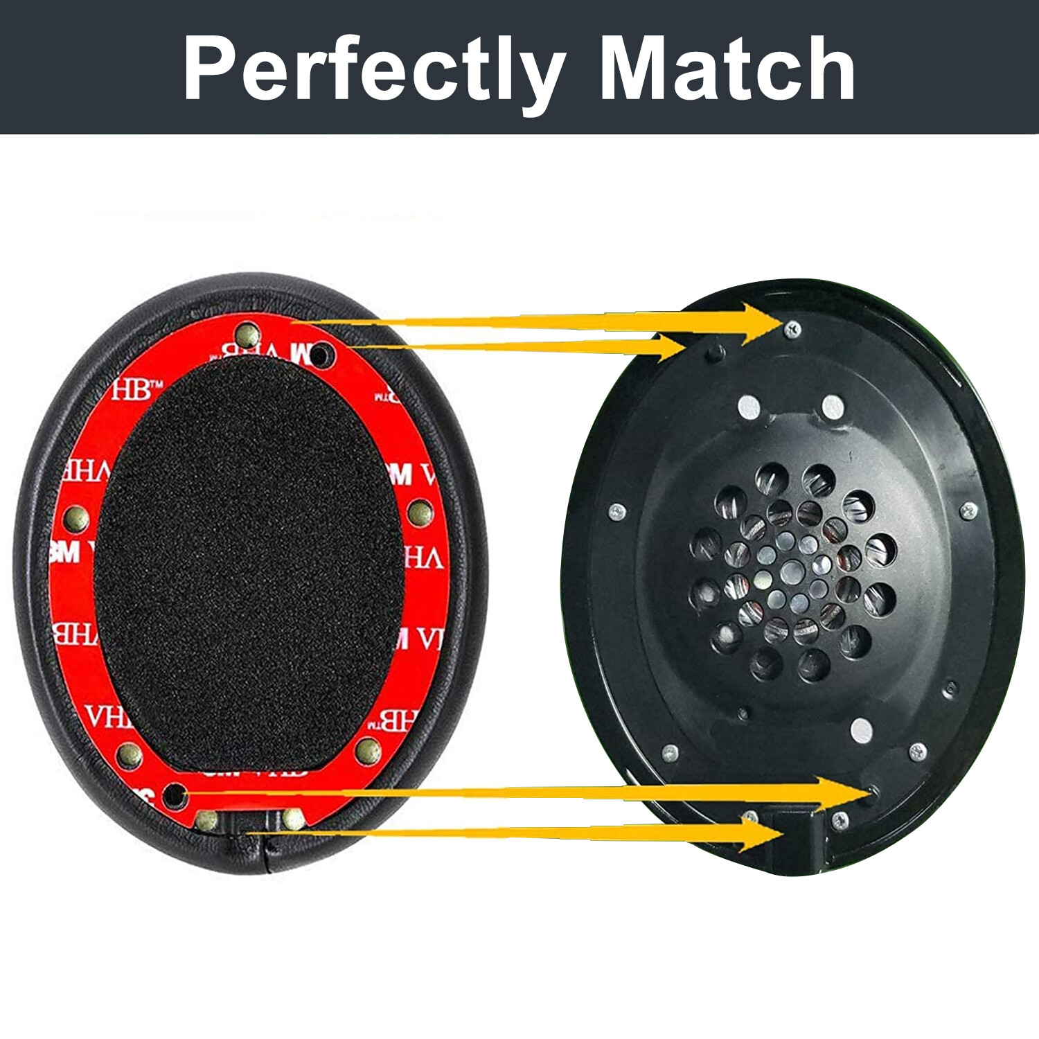 1 Pair For Beats By Dre Studio 2 3 Wireless / Wired Headphones Ear Pad Cushion