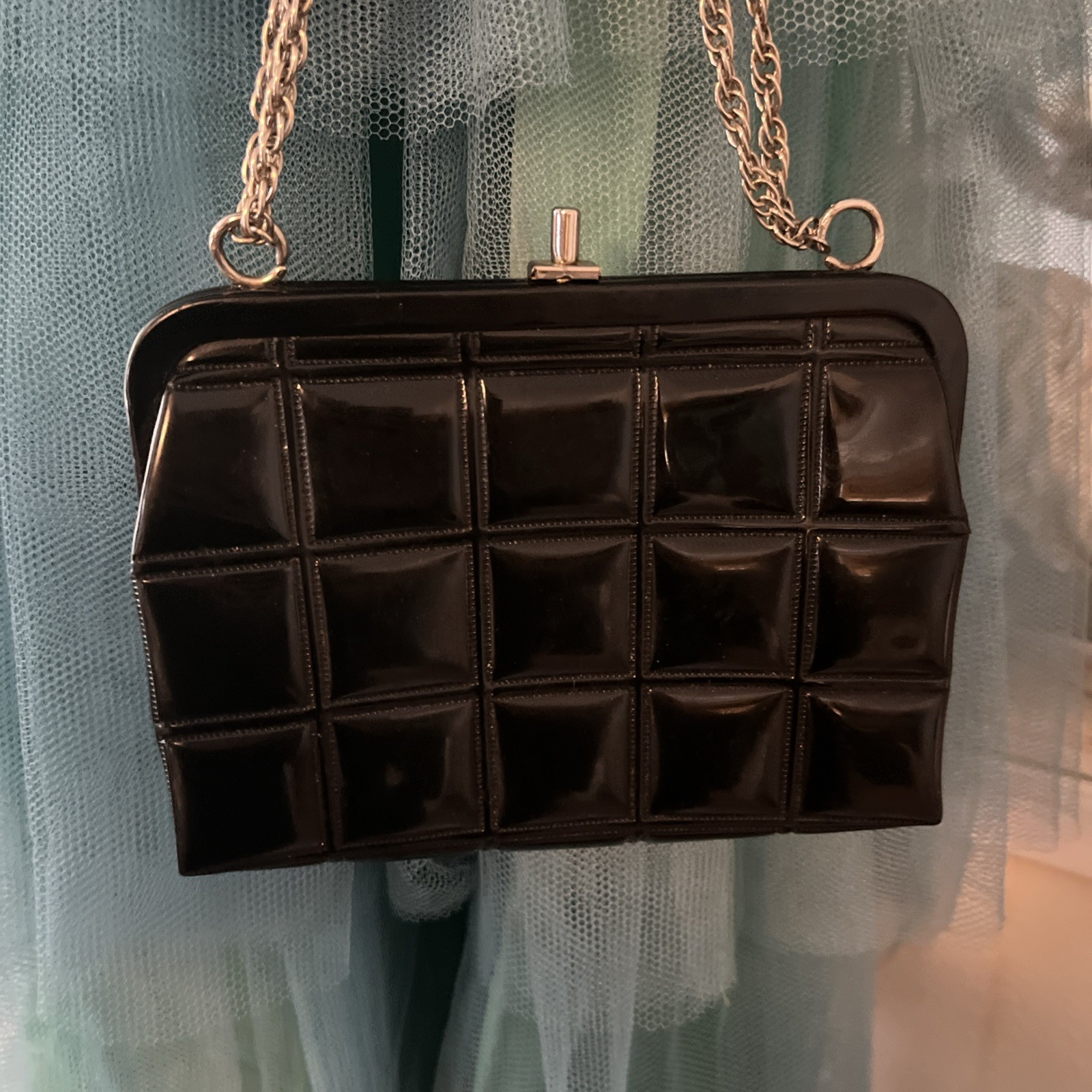 Fabulous Deco Antique Vintage Bagline of California clutch purse chocobar look