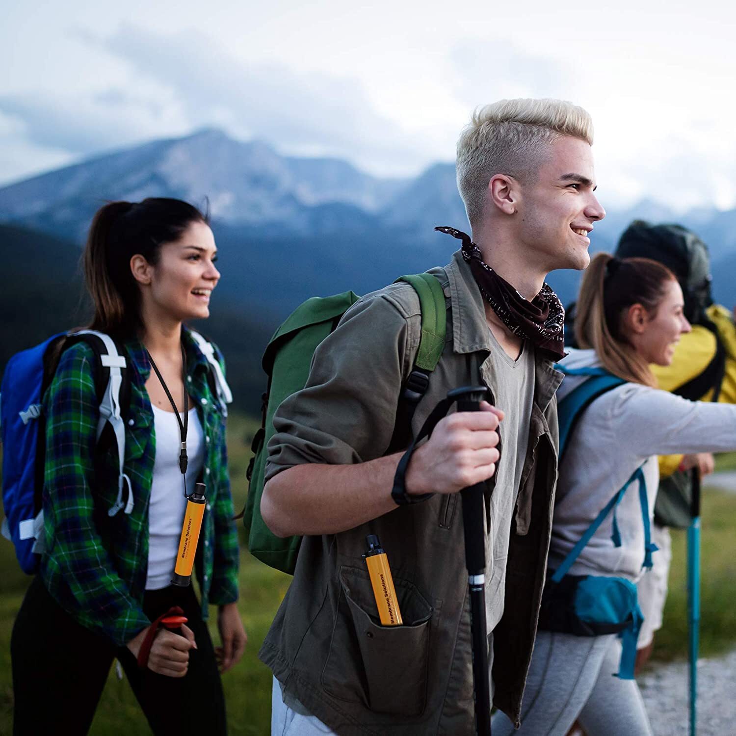 Water Filter Straw Personal&Portable|Carry Case F Survival/Prepping/Emergency