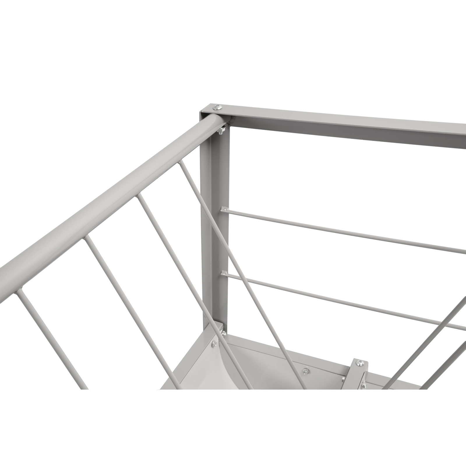 Heavy Duty Steel 77 Gallon Pasture Hay Feeder For Goats, Sheep, Miniature Horses