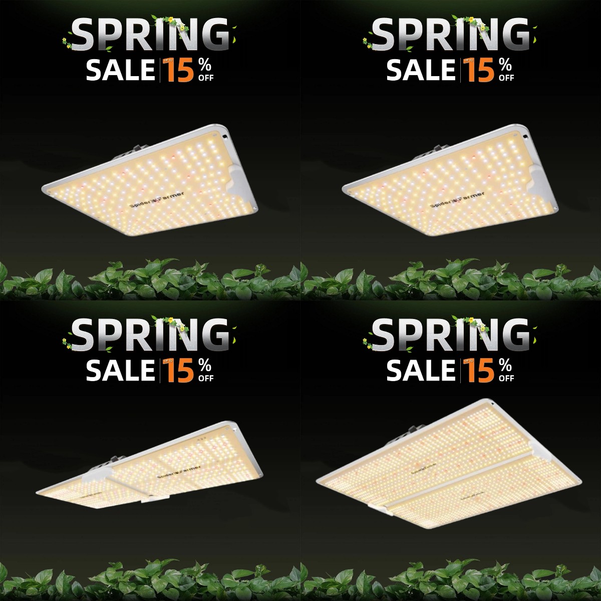 Spider Farmer SF1000 2000 4000 7000 LED Grow Light Smart APP GGS Controllable