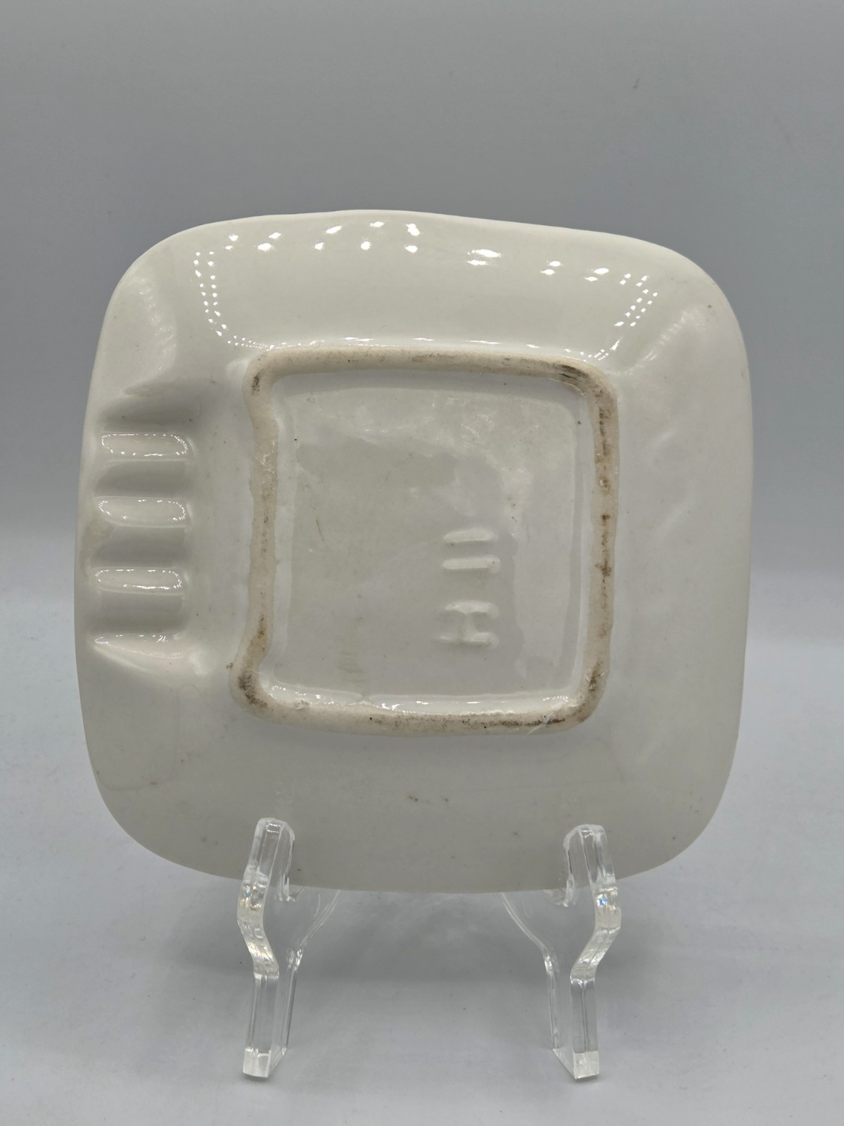 Lot of 2 Vintage NASA Ashtray USS Ticonderoga Apollo 17 Splashdown / Skylab I